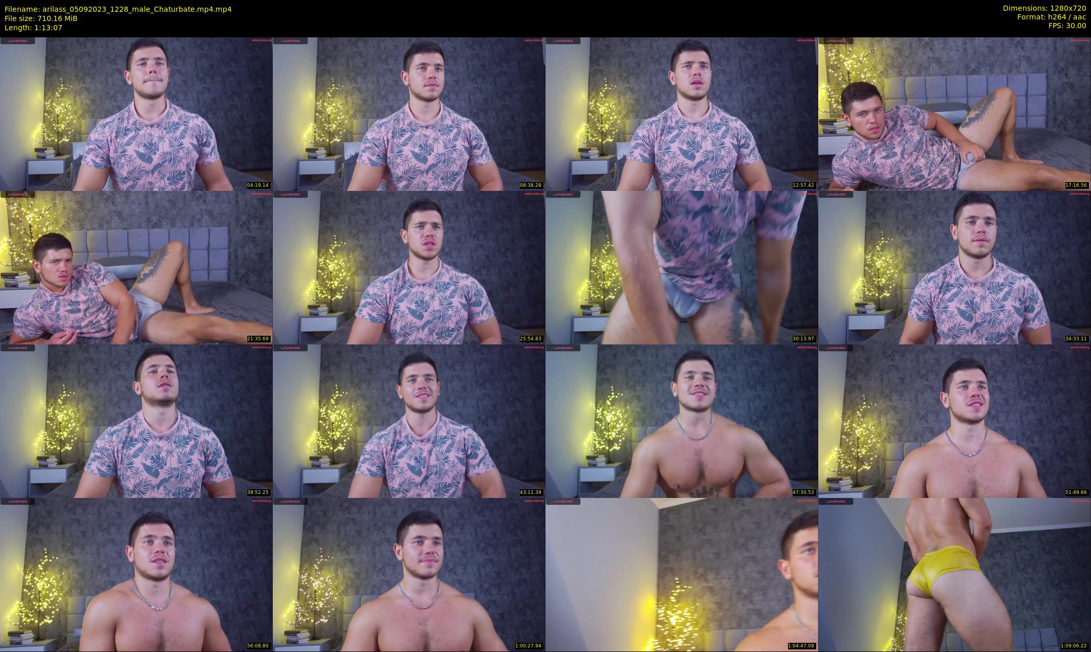 arilass — 74 minute Chaturbate male cam show recording, 720p, Sep 5, 2023
