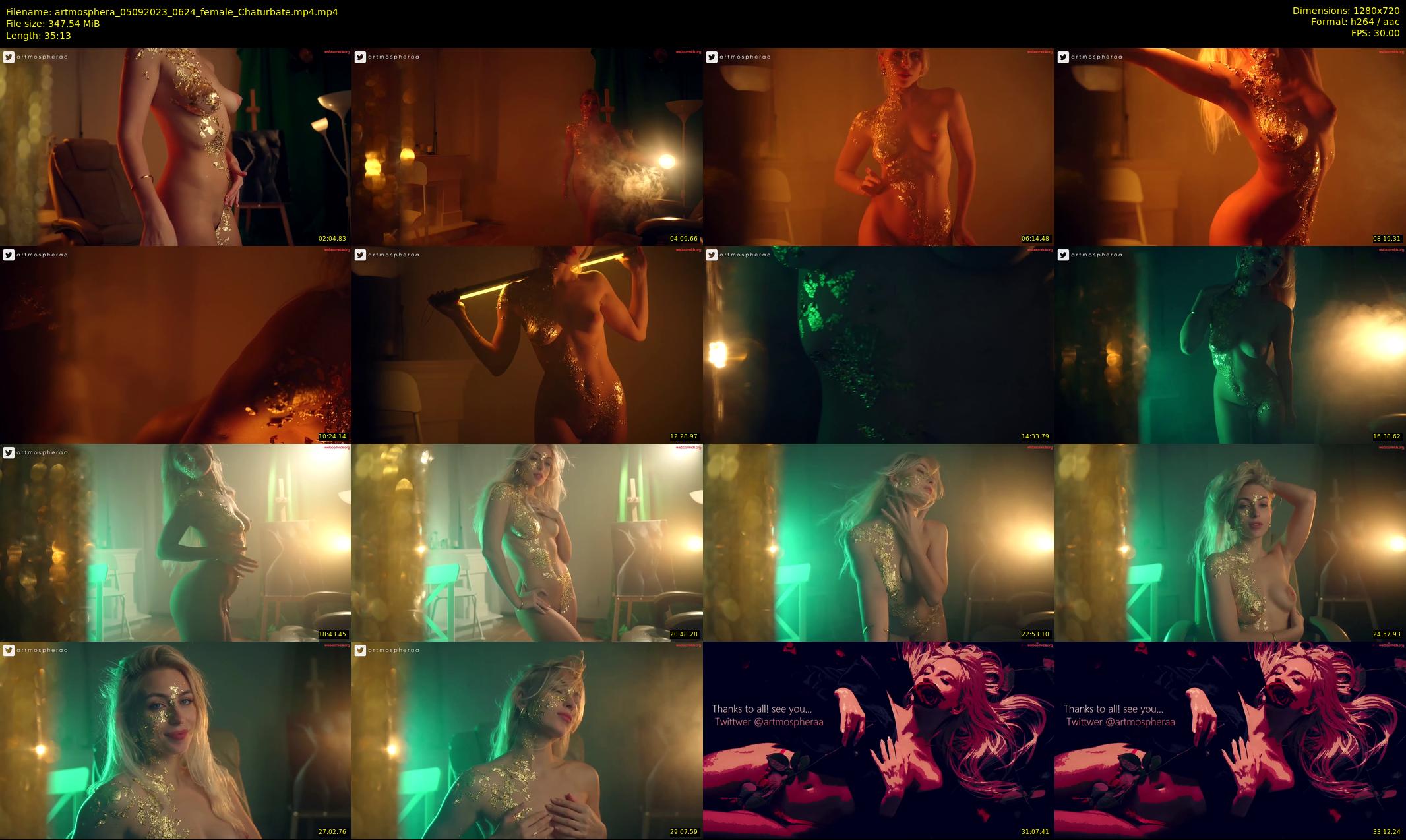 artmosphera — 36 minute Chaturbate female cam show recording, 720p, Sep 5, 2023