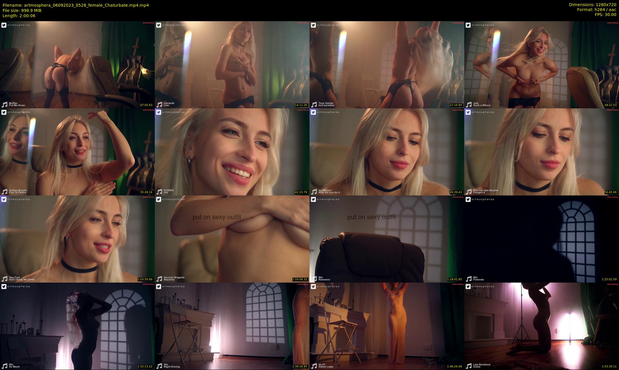 artmosphera — 121 minute Chaturbate female cam show recording, 720p, Sep 6, 2023