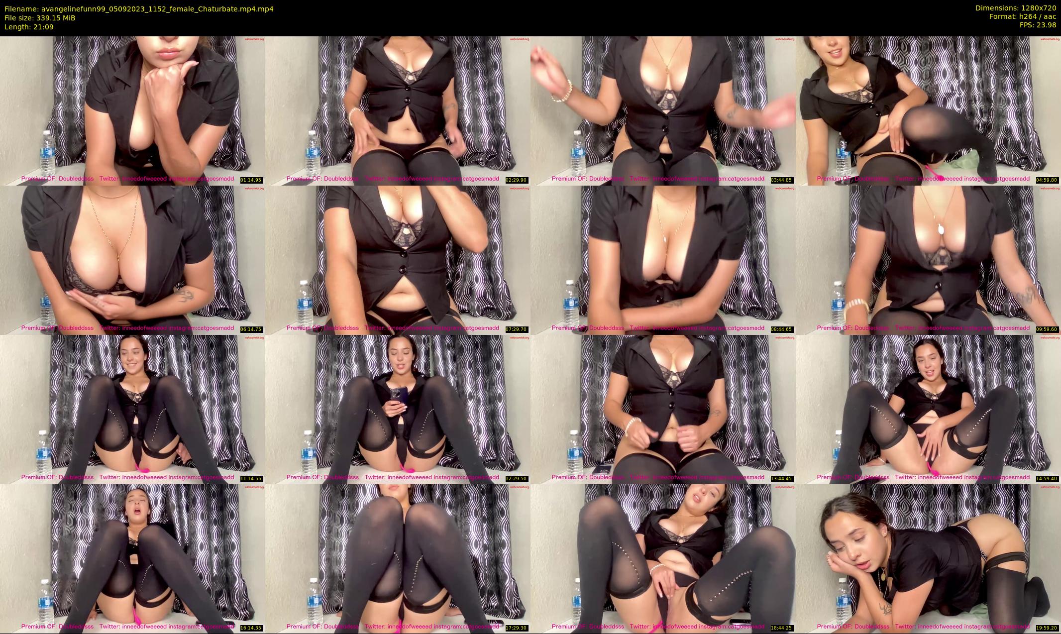 avangelinefunn99 — 22 minute Chaturbate female cam show recording, 720p, Sep 5, 2023