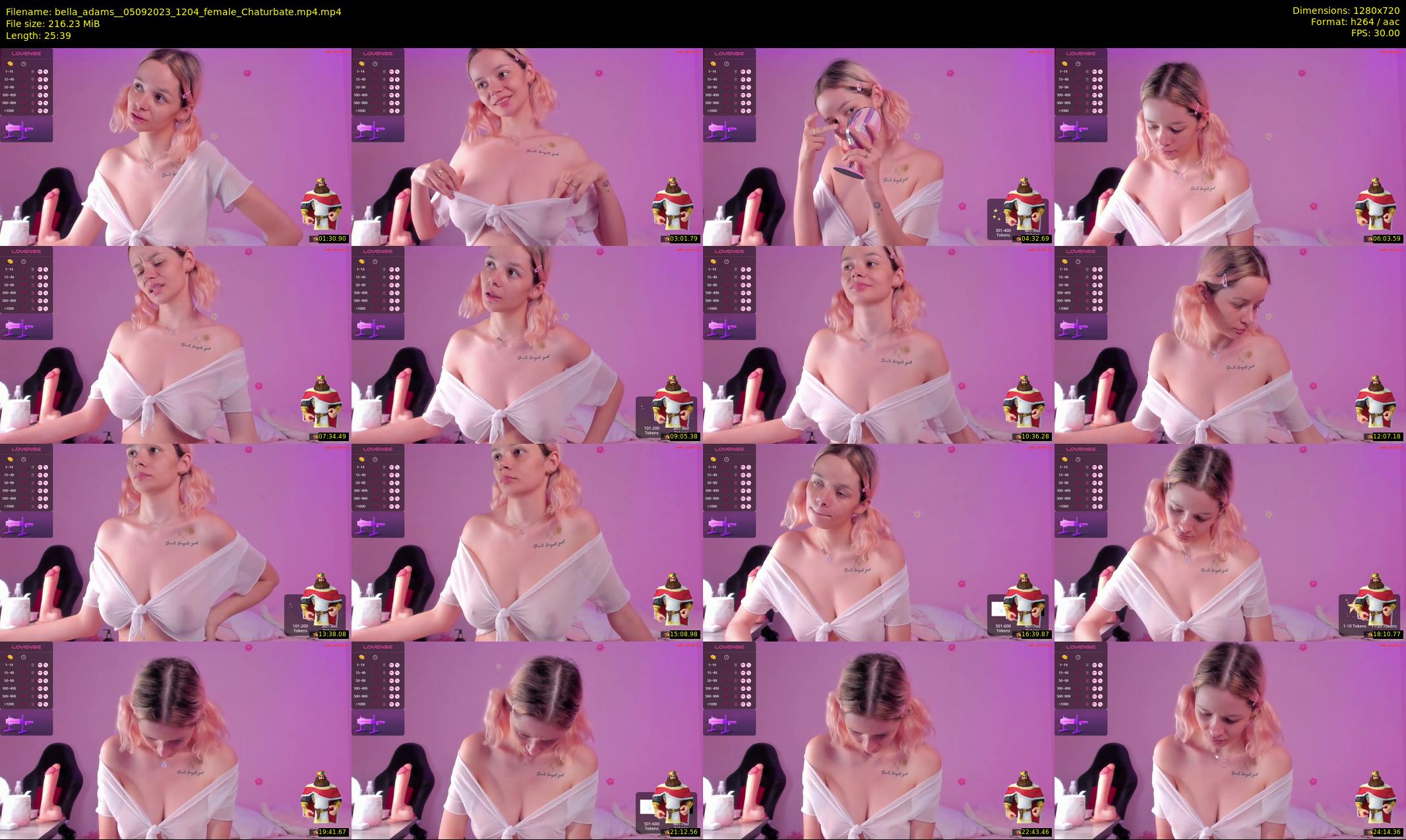 bella_adams_ — 26 minute Chaturbate female cam show recording, 720p, Sep 5, 2023