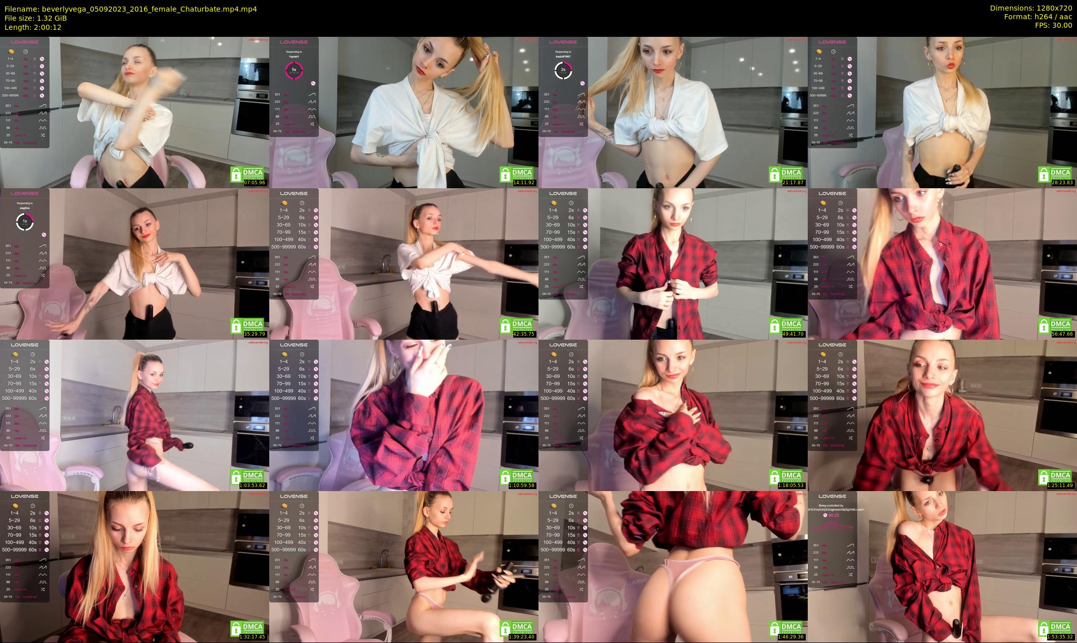 beverlyvega — 121 minute Chaturbate couple cam show recording, 720p, Sep 5, 2023
