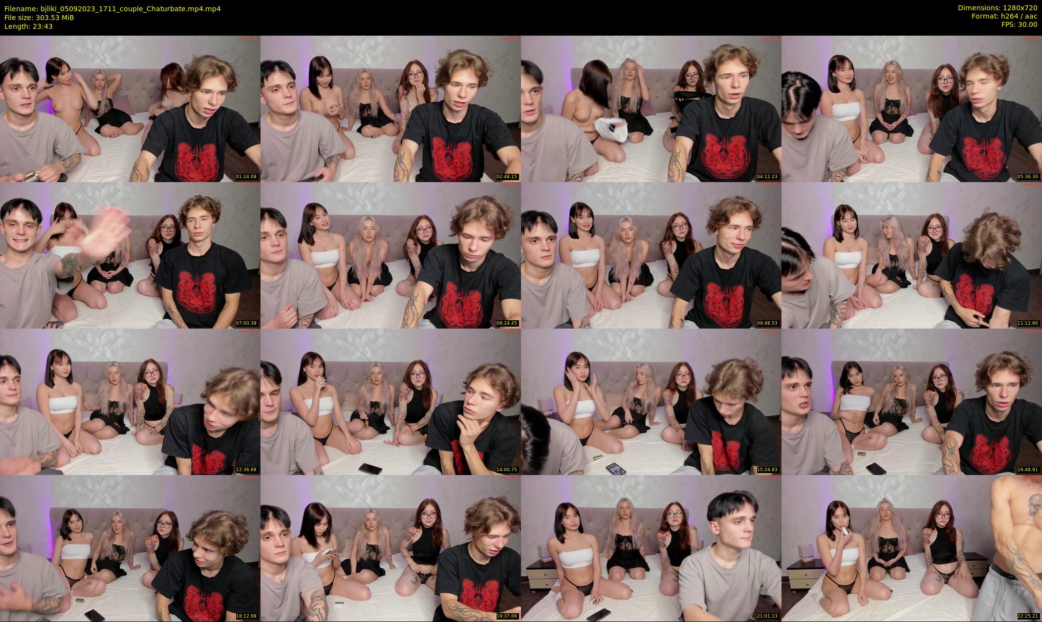 bjliki — 24 minute Chaturbate couple cam show recording, 720p, Sep 5, 2023