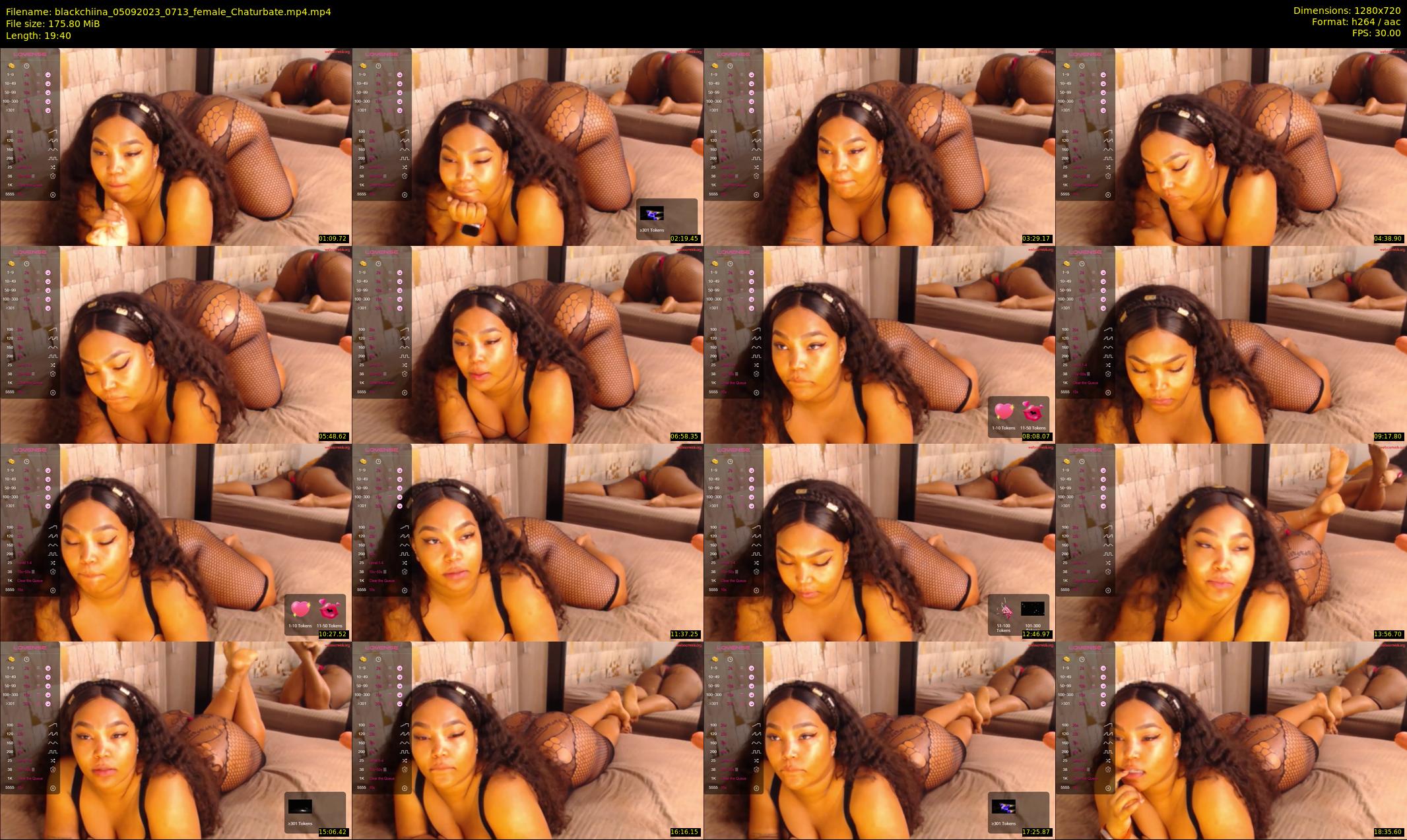 blackchiina — 20 minute Chaturbate female cam show recording, 720p, Sep 5, 2023