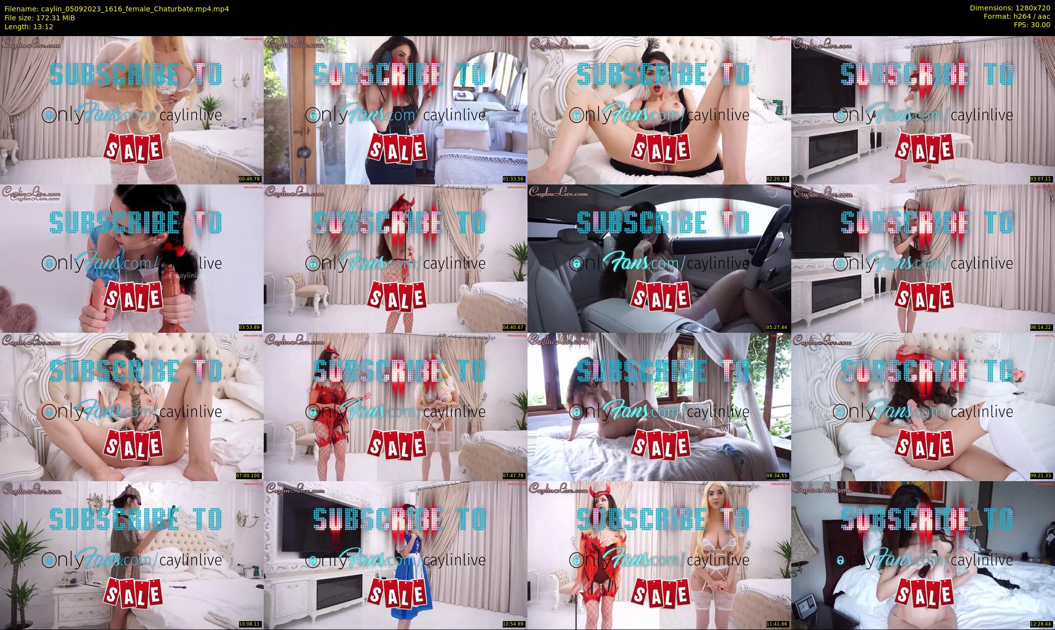 caylin — 14 minute Chaturbate female cam show recording, 720p, Sep 5, 2023