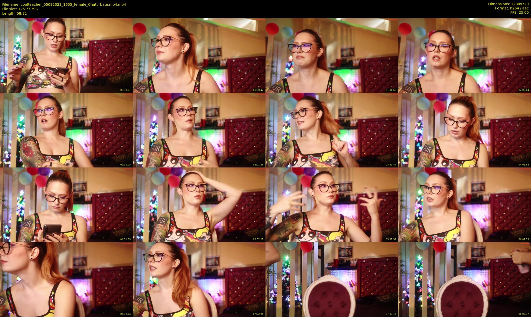 coolteacher — 9 minute Chaturbate female cam show recording, 720p, Sep 5, 2023