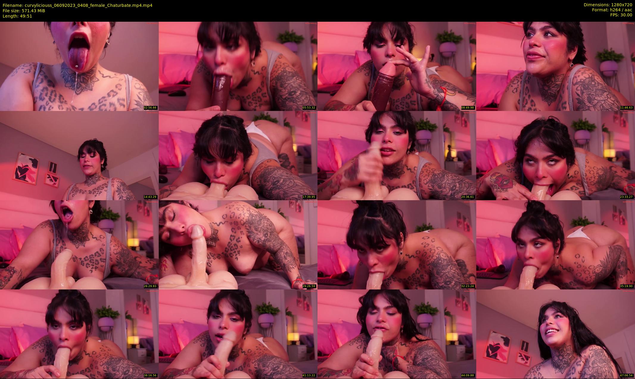 curvyliciouss — 50 minute Chaturbate female cam show recording, 720p, Sep 6, 2023
