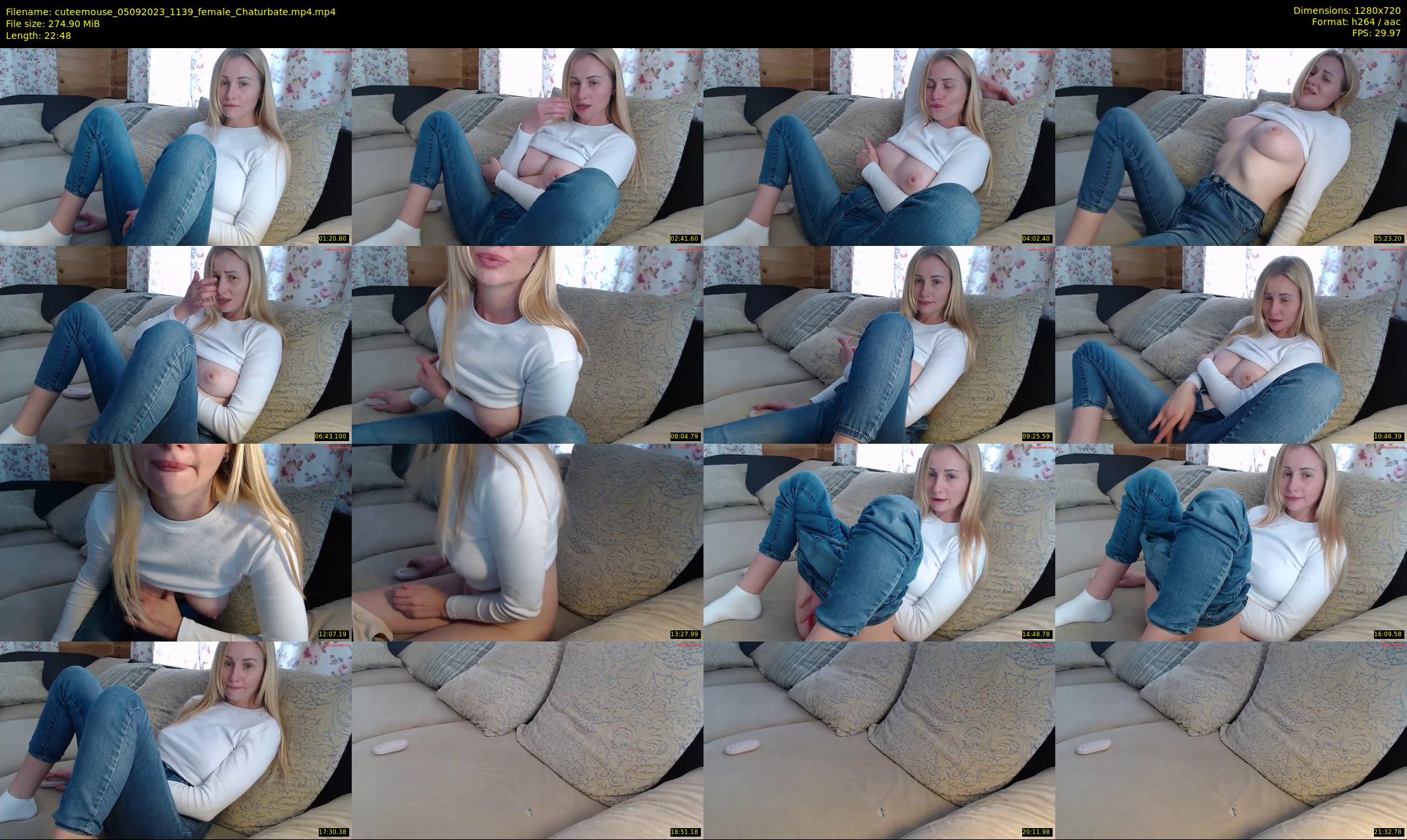 cuteemouse — 23 minute Chaturbate female cam show recording, 720p, Sep 5, 2023