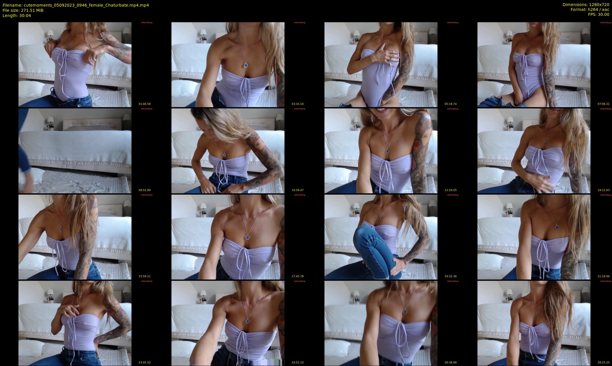 cutemoments — 31 minute Chaturbate female cam show recording, 720p, Sep 5, 2023