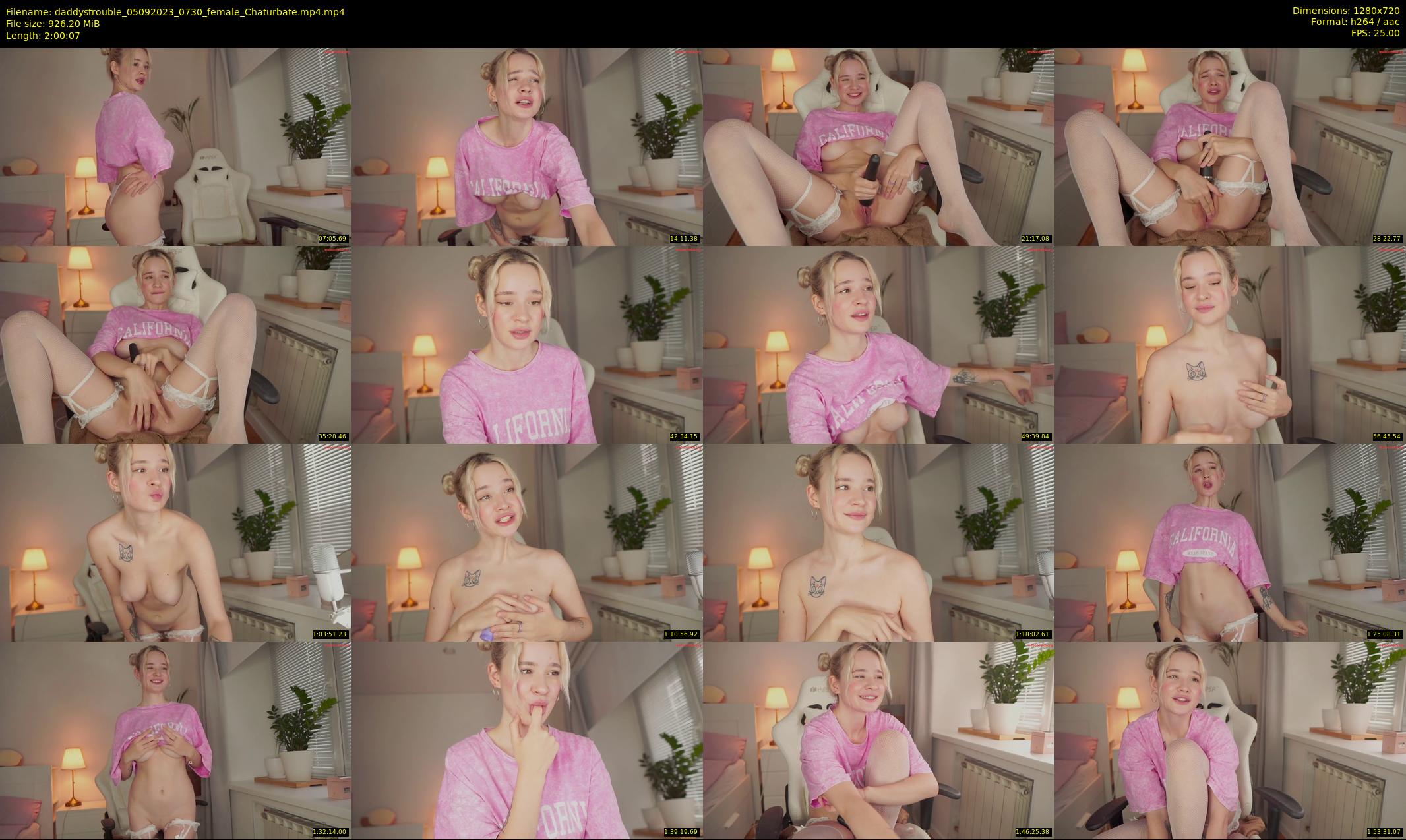 daddystrouble — 121 minute Chaturbate female cam show recording, 720p, Sep 5, 2023