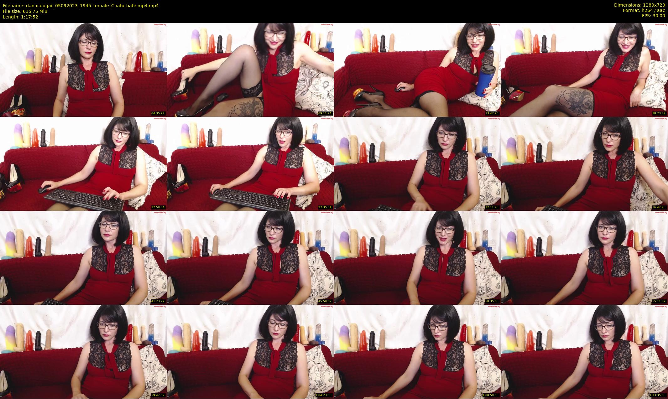 danacougar — 78 minute Chaturbate female cam show recording, 720p, Sep 5, 2023