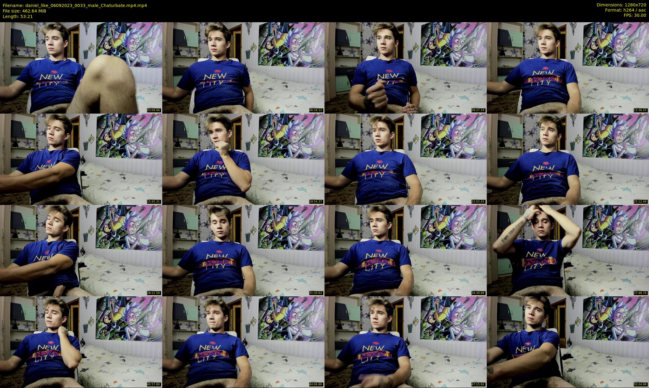 daniel_like — 54 minute Chaturbate male cam show recording, 720p, Sep 6, 2023