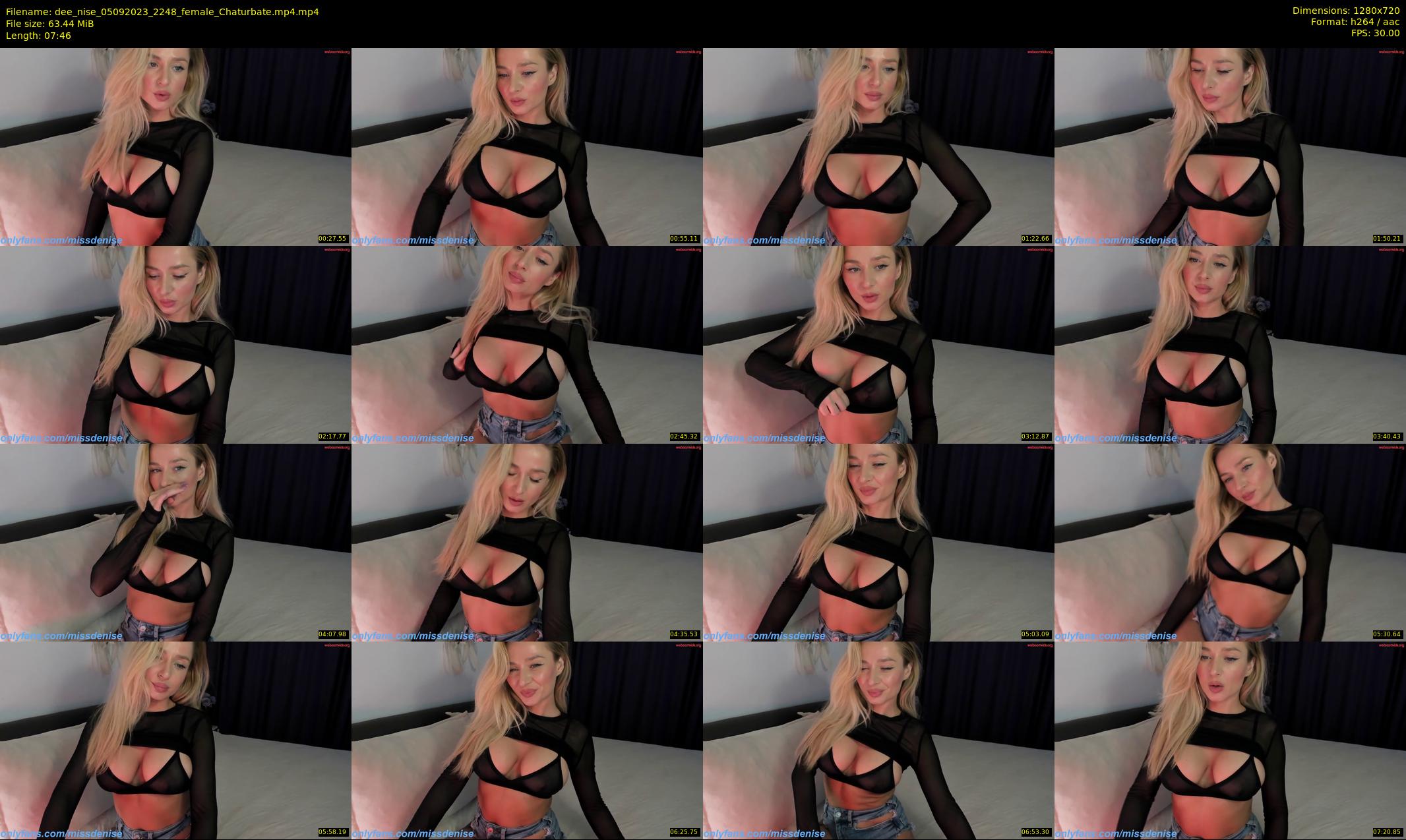 dee_nise — 8 minute Chaturbate female cam show recording, 720p, Sep 5, 2023