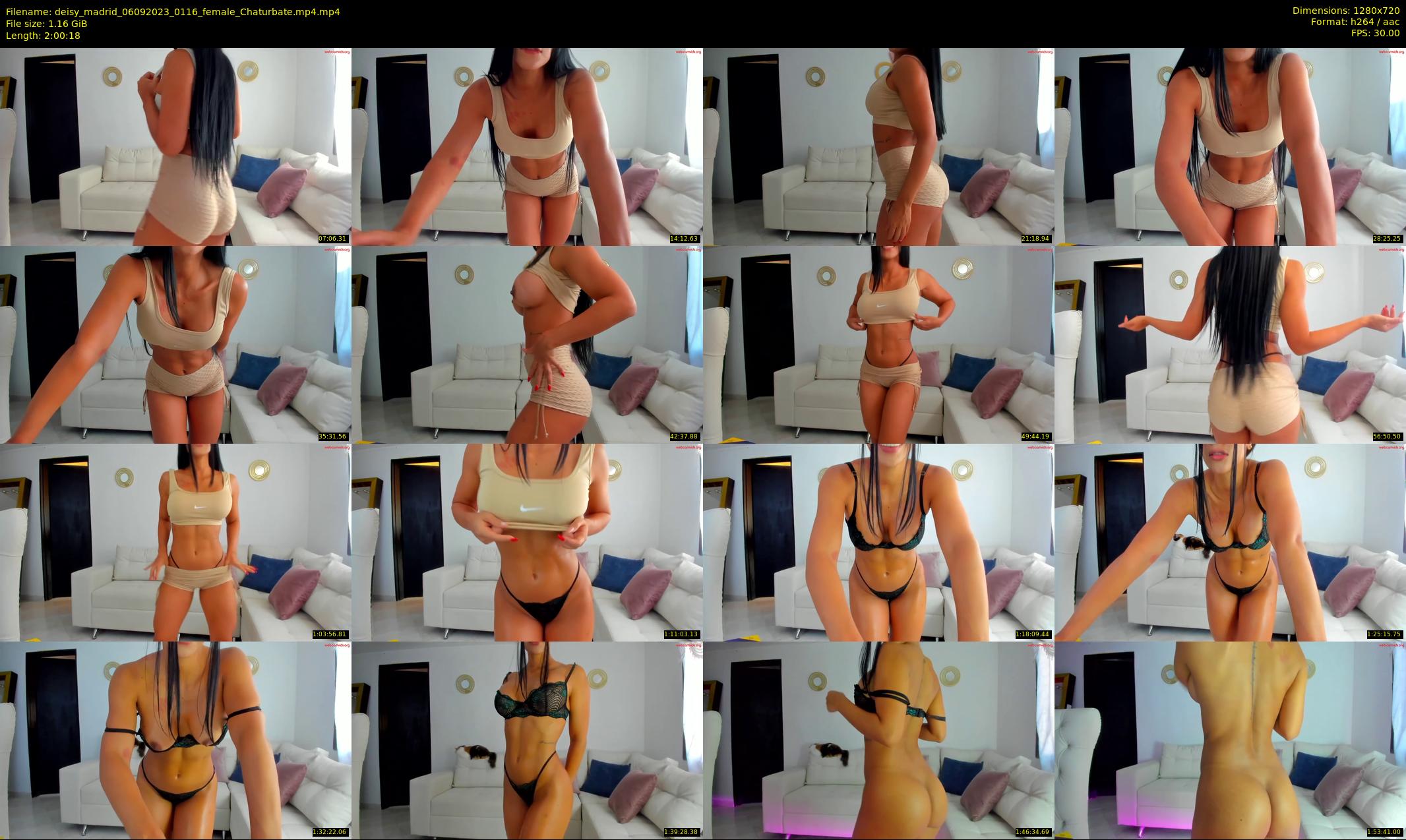 deisy_madrid — 121 minute Chaturbate female cam show recording, 720p, Sep 6, 2023