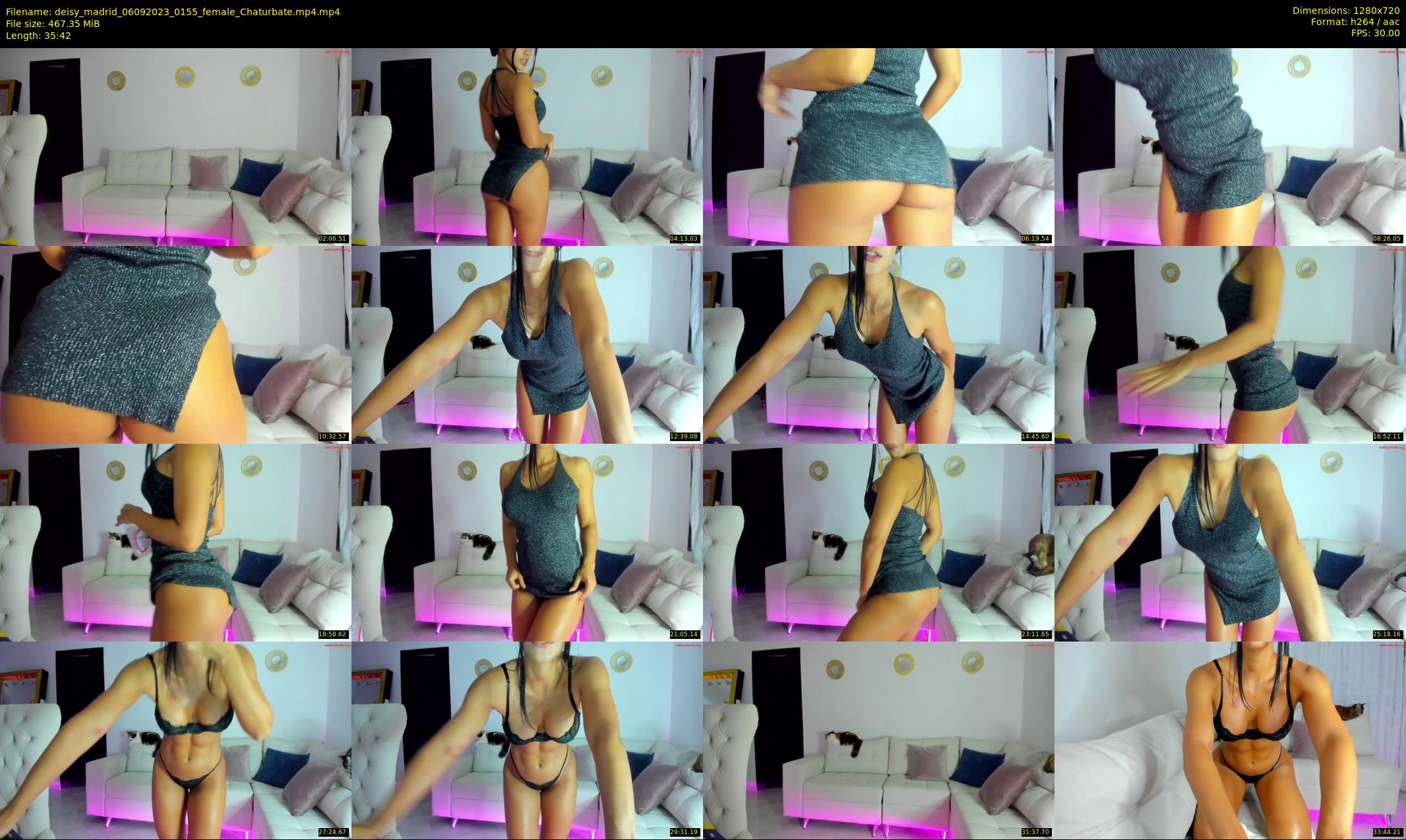 deisy_madrid — 36 minute Chaturbate female cam show recording, 720p, Sep 6, 2023