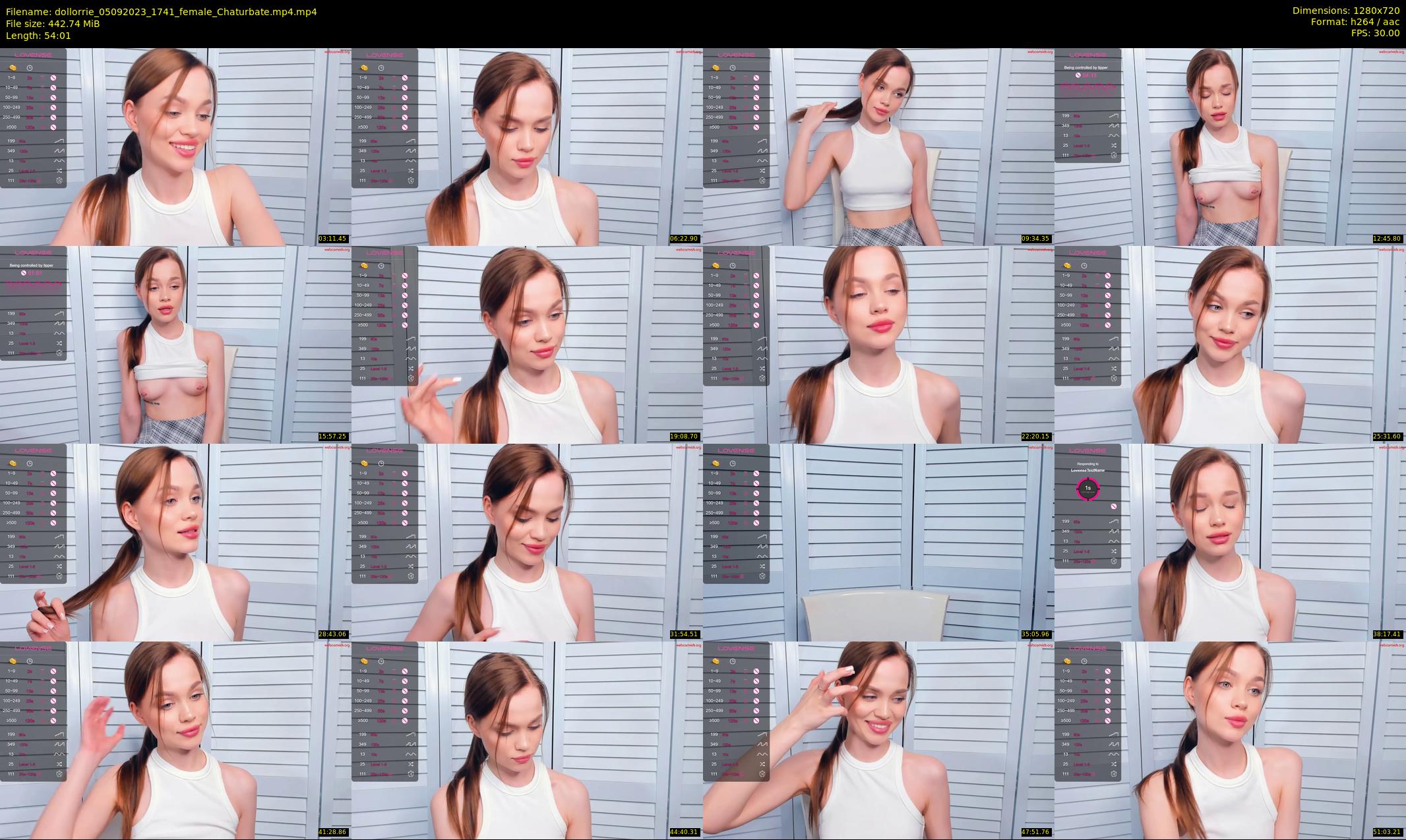 dollorrie — 55 minute Chaturbate couple cam show recording, 720p, Sep 5, 2023