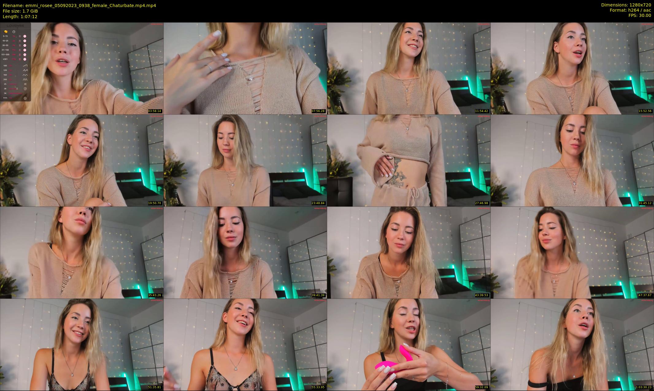 emmi_rosee — 68 minute Chaturbate female cam show recording, 720p, Sep 5, 2023