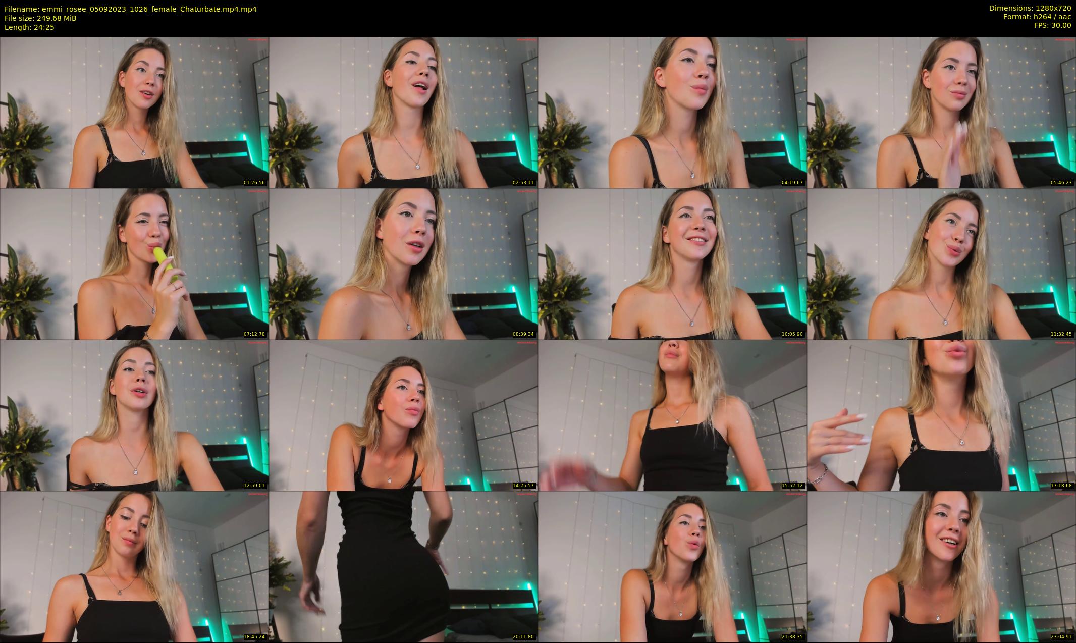 emmi_rosee — 25 minute Chaturbate female cam show recording, 720p, Sep 5, 2023