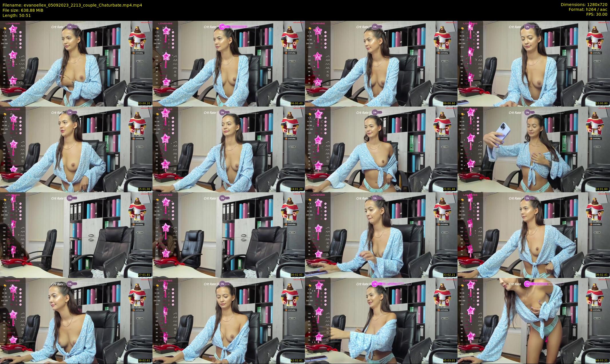 evanoellex — 51 minute Chaturbate female cam show recording, 720p, Sep 5, 2023
