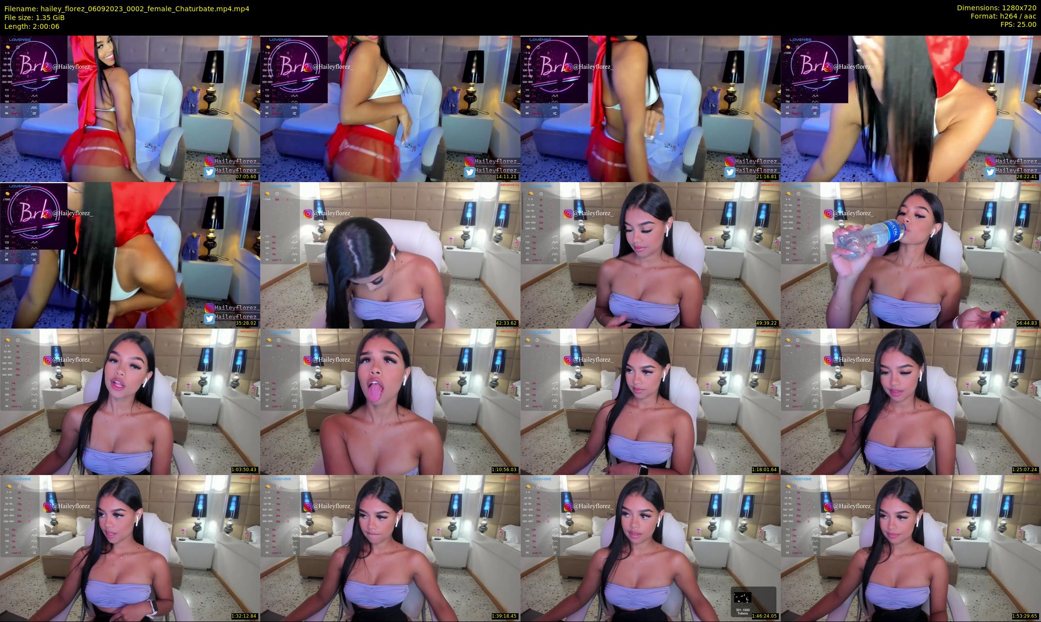 hailey_florez — 121 minute Chaturbate female cam show recording, 720p, Sep 6, 2023