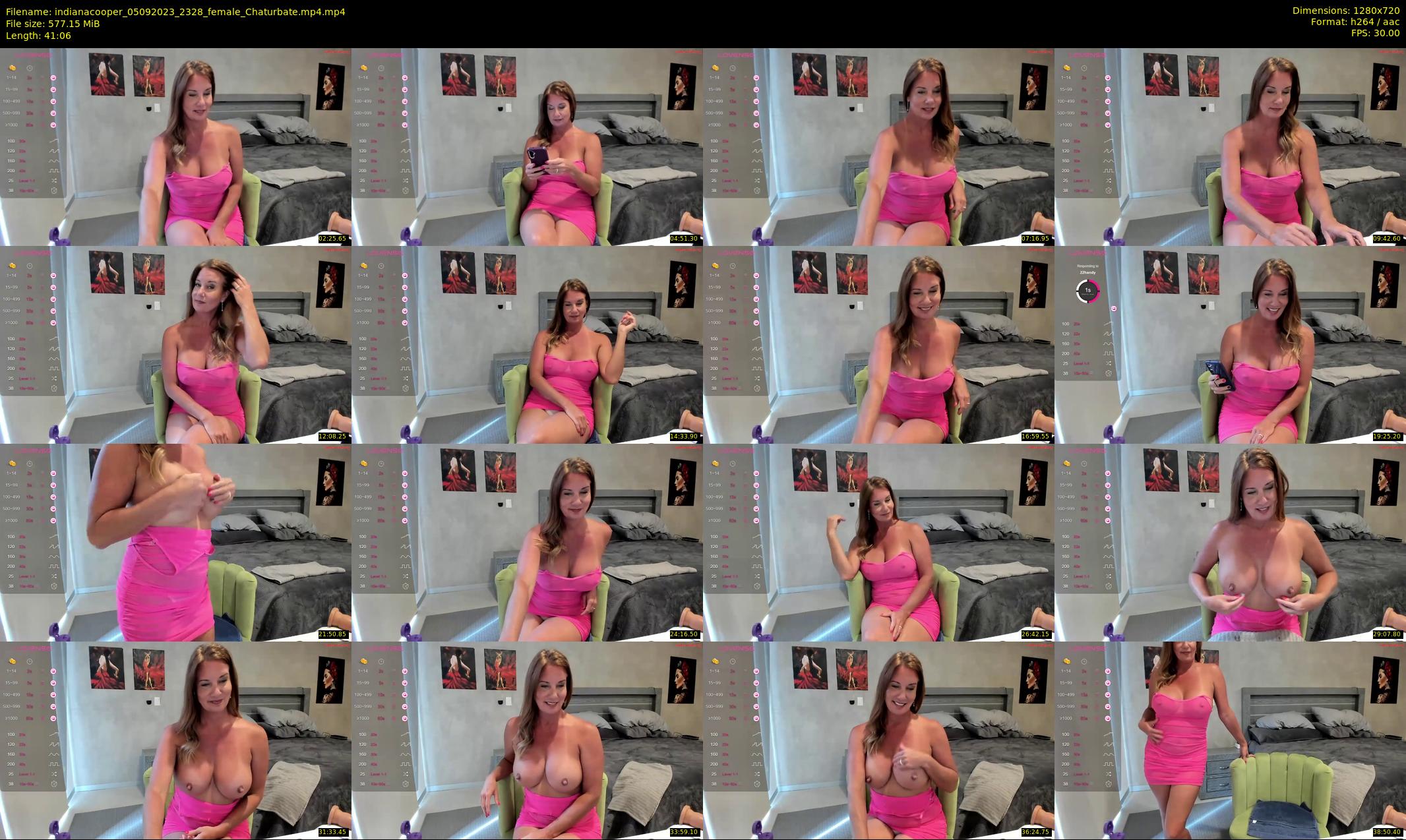 indianacooper — 42 minute Chaturbate female cam show recording, 720p, Sep 5, 2023