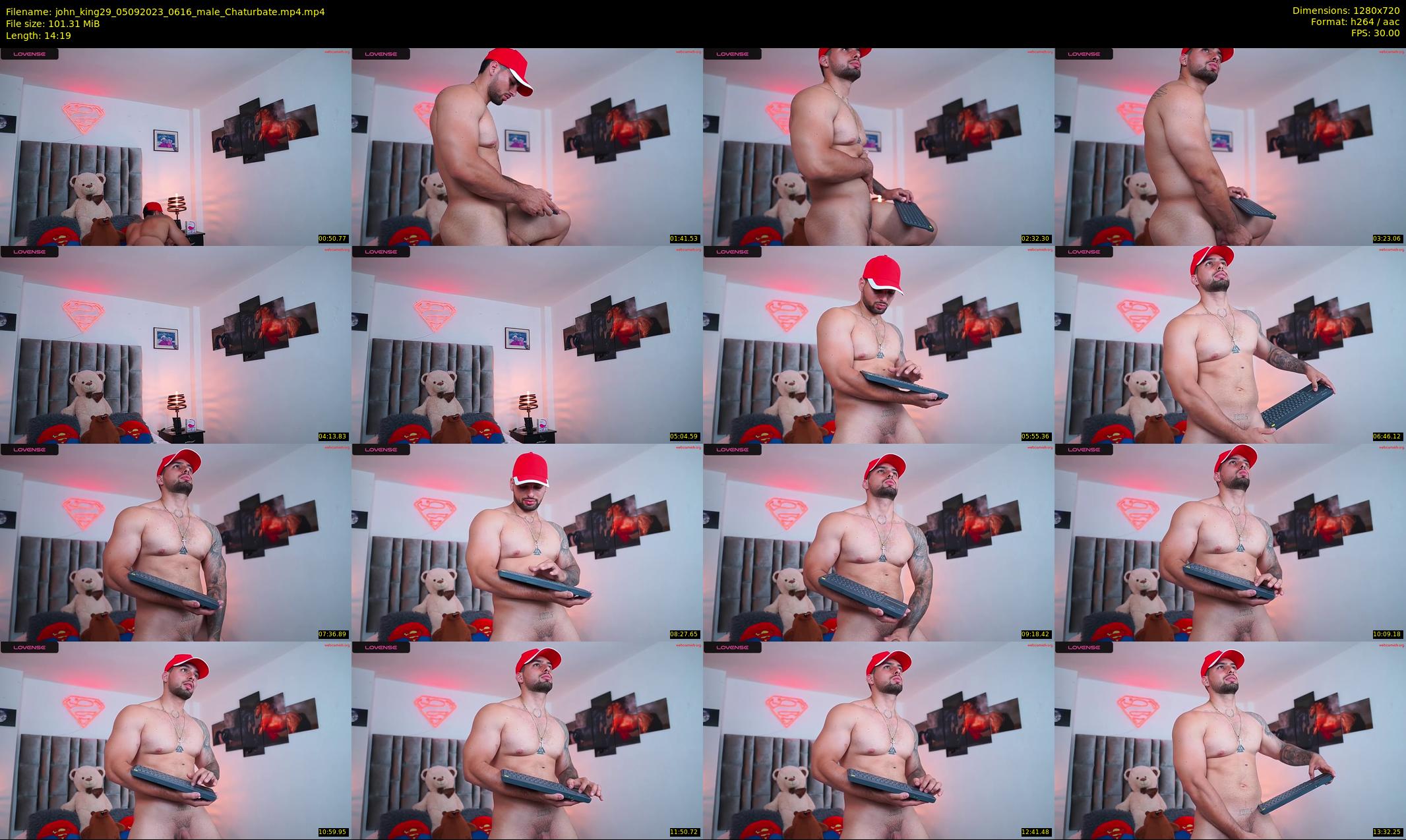 john_king29 — 15 minute Chaturbate male cam show recording, 720p, Sep 5, 2023