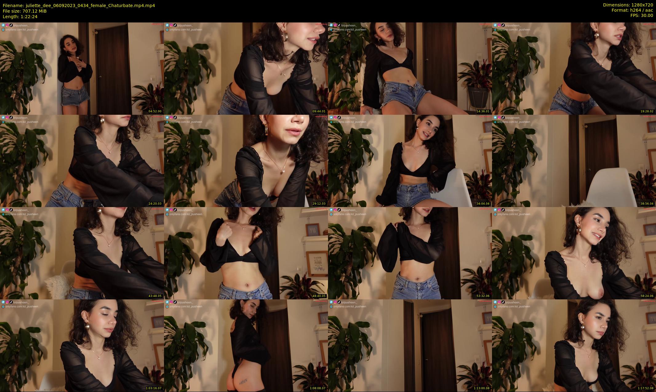 juliette_dee — 83 minute Chaturbate female cam show recording, 720p, Sep 6, 2023
