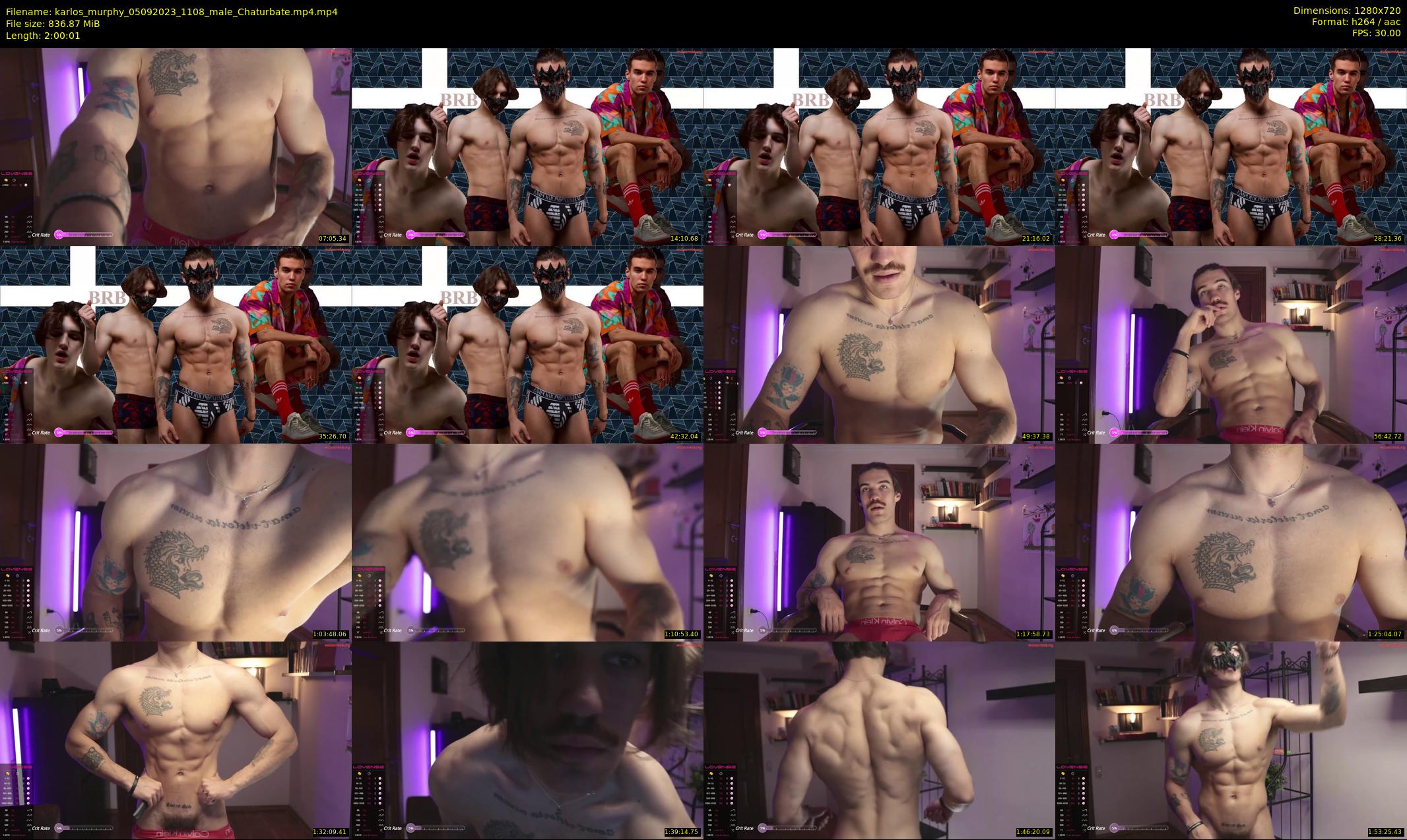 karlos_murphy — 121 minute Chaturbate male cam show recording, 720p, Sep 5, 2023