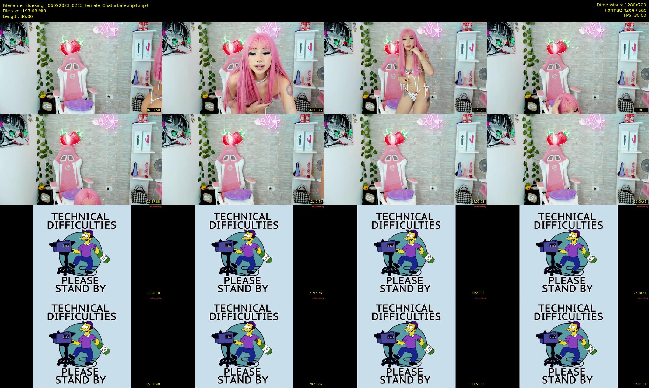 kloeking_ — 36 minute Chaturbate female cam show recording, 720p, Sep 6, 2023
