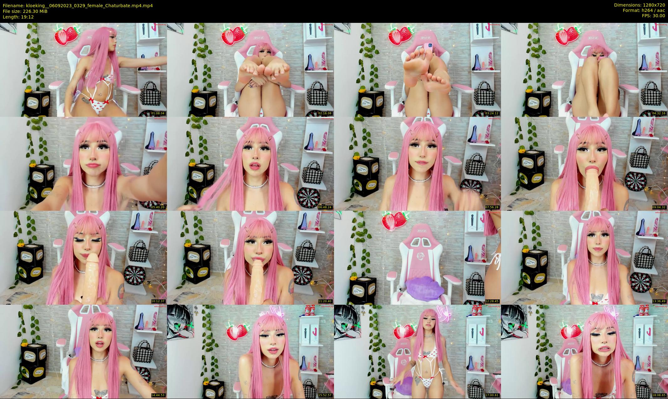 kloeking_ — 20 minute Chaturbate female cam show recording, 720p, Sep 6, 2023