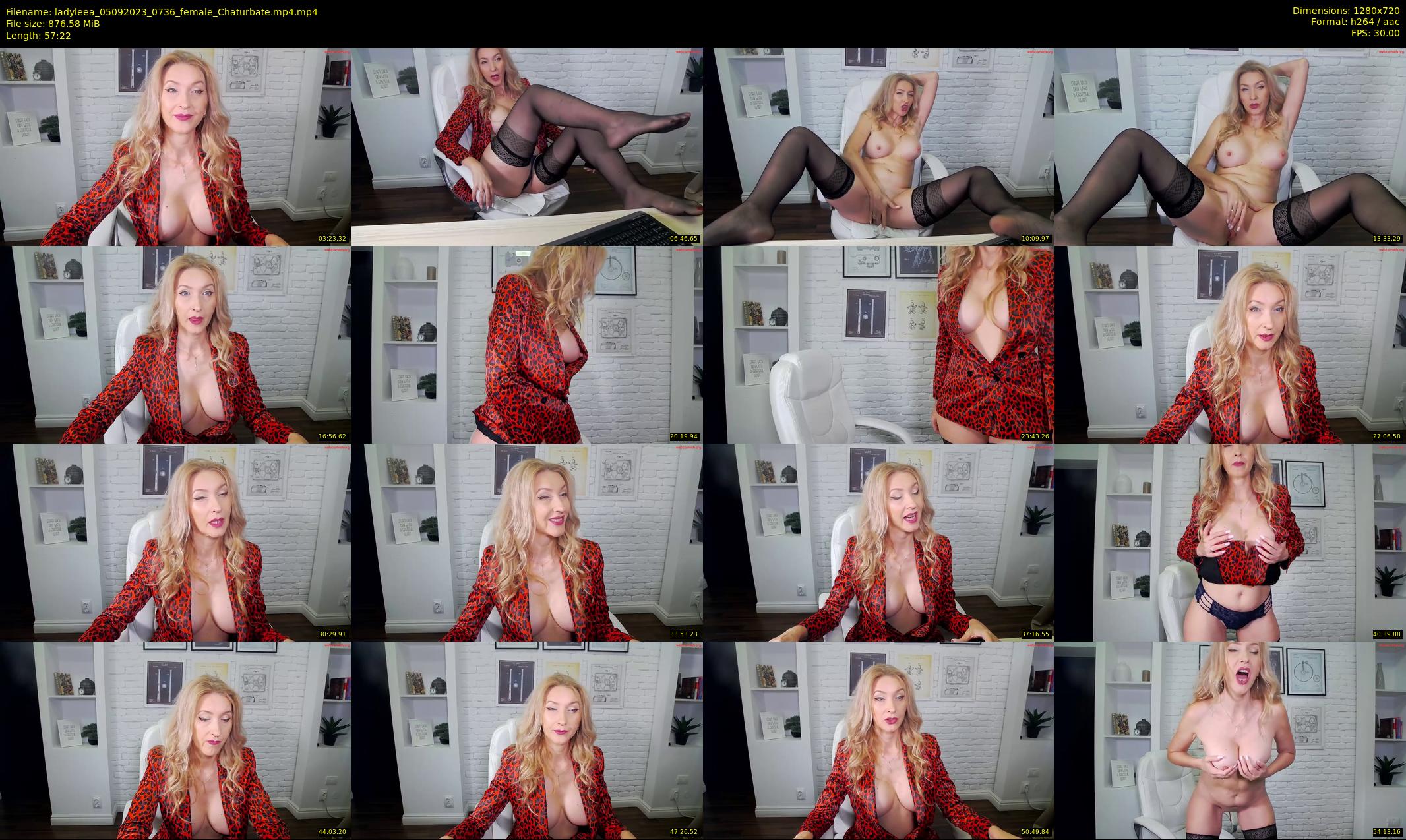 ladyleea — 58 minute Chaturbate female cam show recording, 720p, Sep 5, 2023