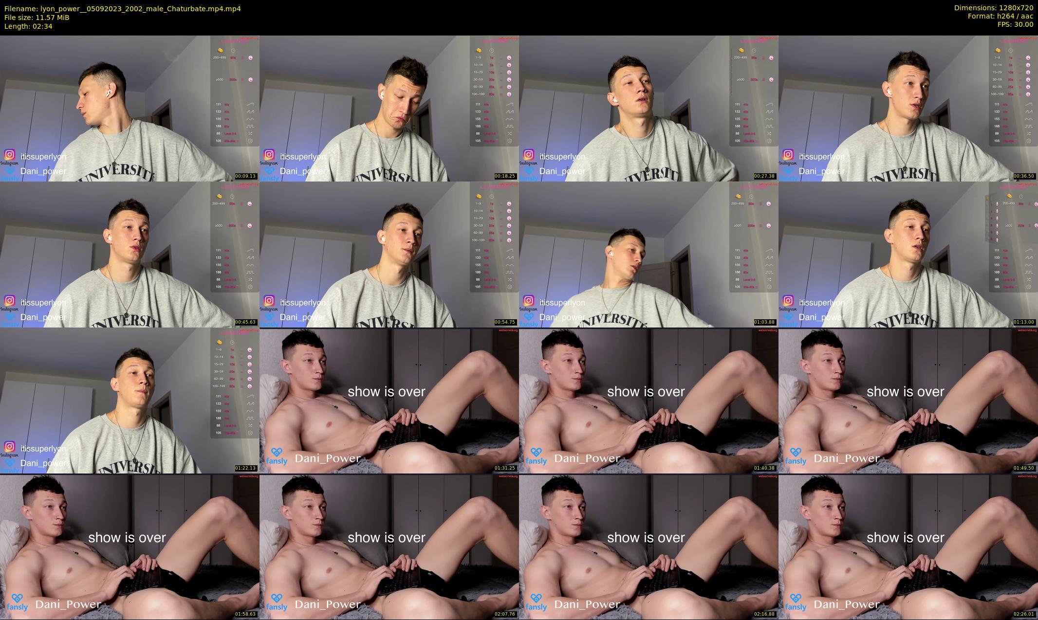 lyon_power_ — 3 minute Chaturbate male cam show recording, 720p, Sep 5, 2023