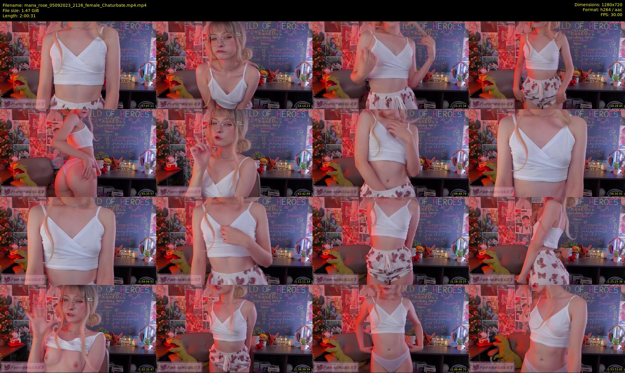 mana_rose — 121 minute Chaturbate female cam show recording, 720p, Sep 5, 2023