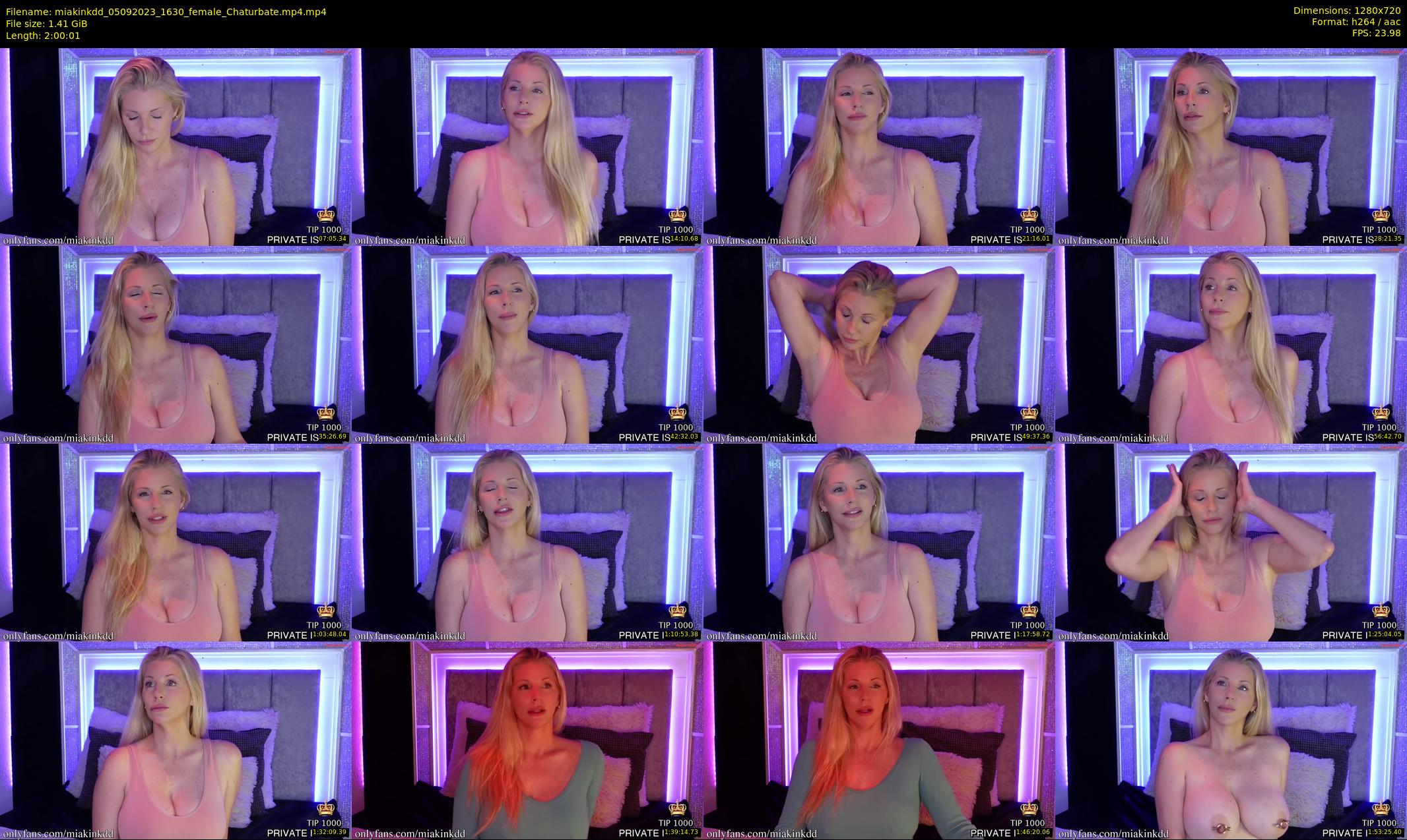miakinkdd — 121 minute Chaturbate female cam show recording, 720p, Sep 5, 2023