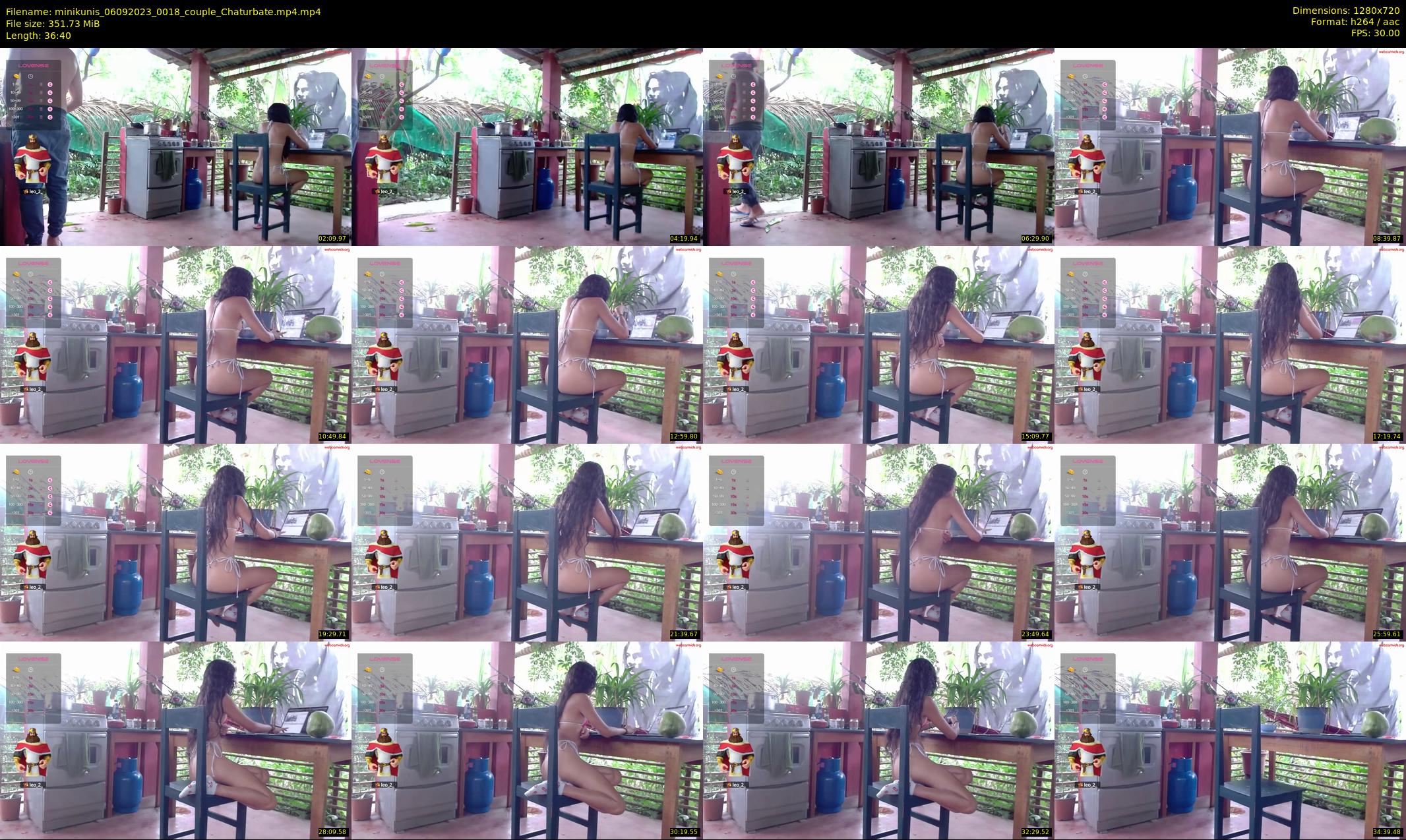 minikunis — 37 minute Chaturbate couple cam show recording, 720p, Sep 6, 2023