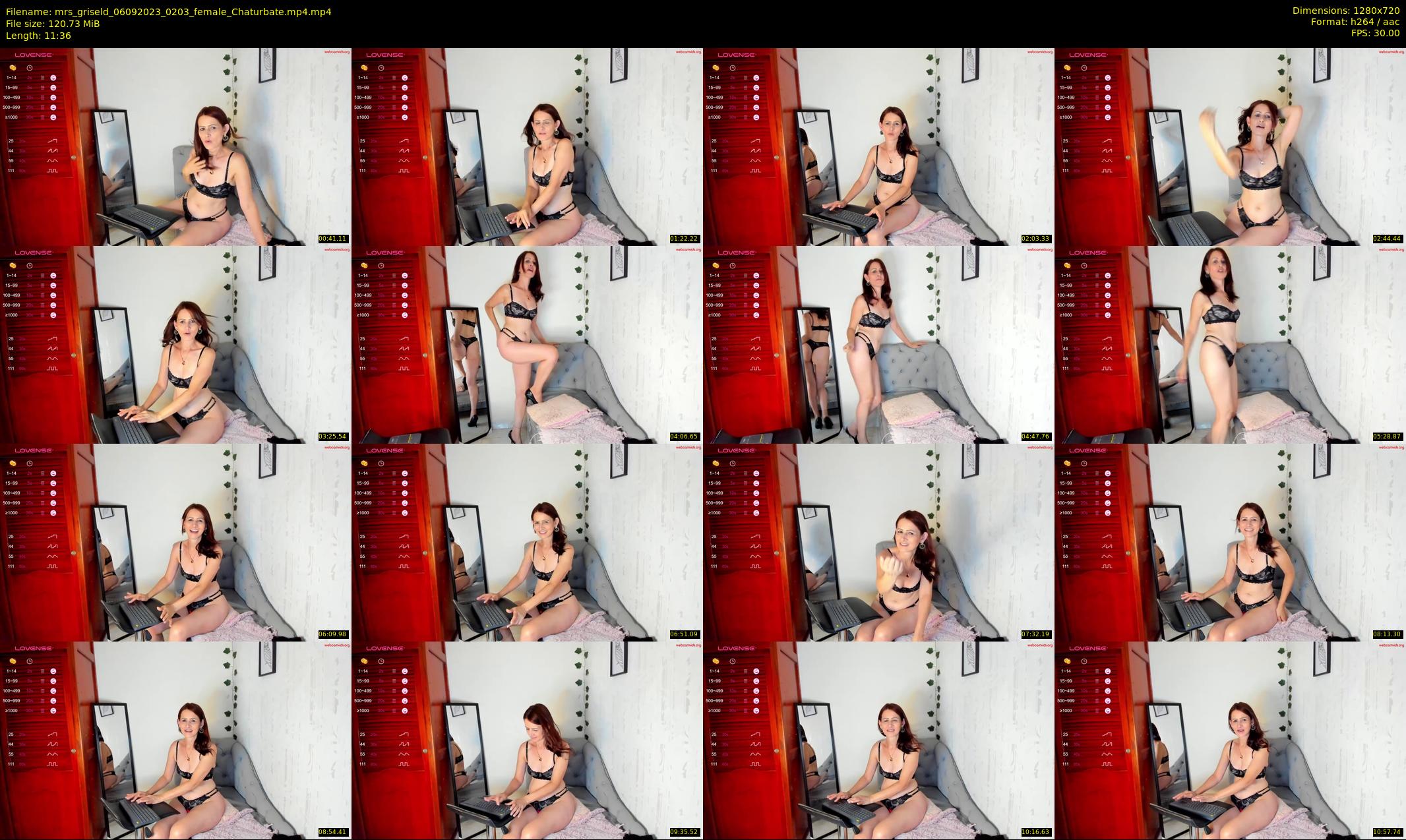 mrs_griseld — 12 minute Chaturbate female cam show recording, 720p, Sep 6, 2023