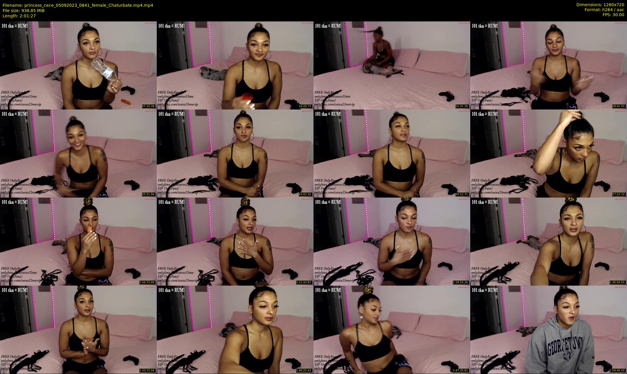 princess_cece — 122 minute Chaturbate female cam show recording, 720p, Sep 5, 2023