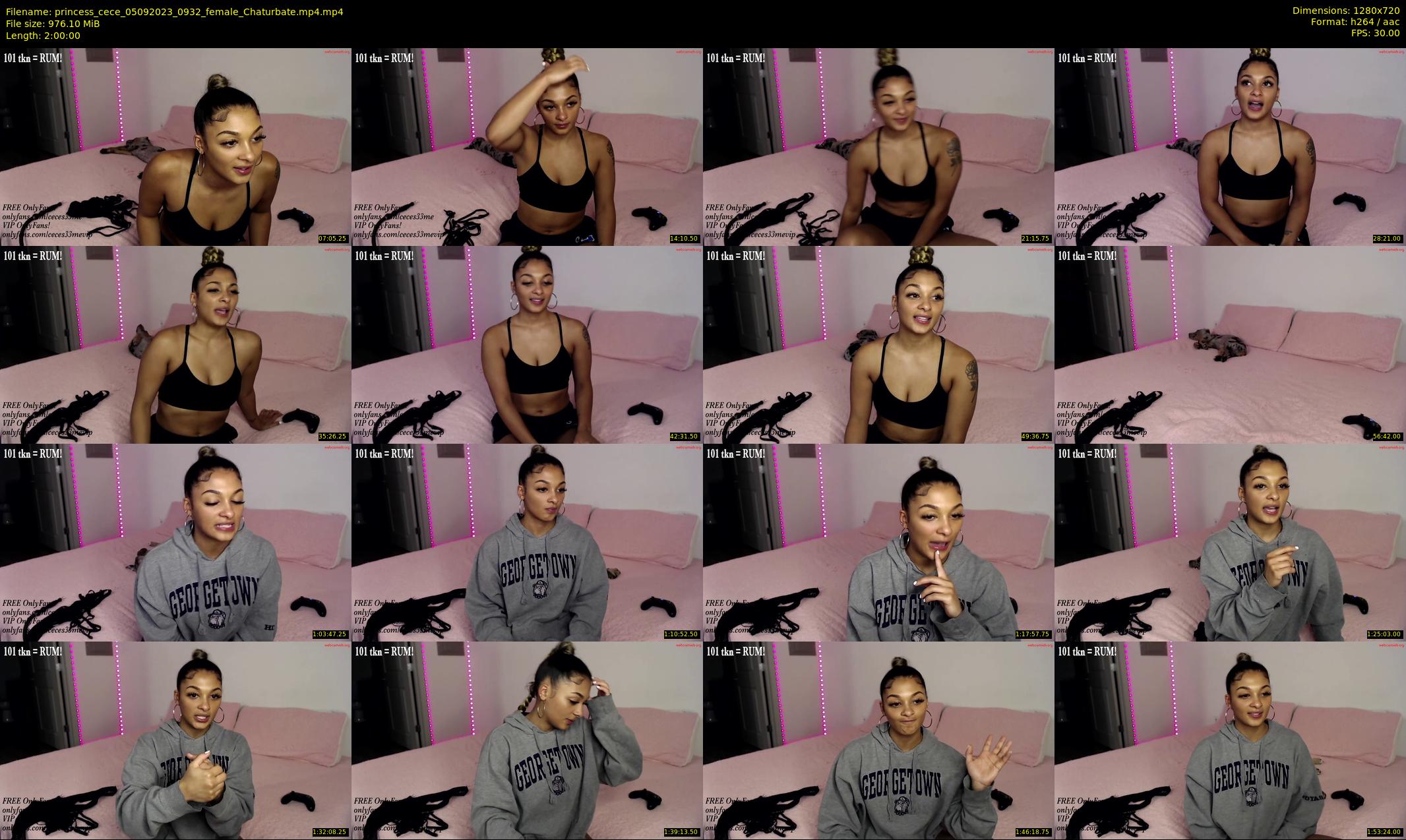 princess_cece — 120 minute Chaturbate female cam show recording, 720p, Sep 5, 2023