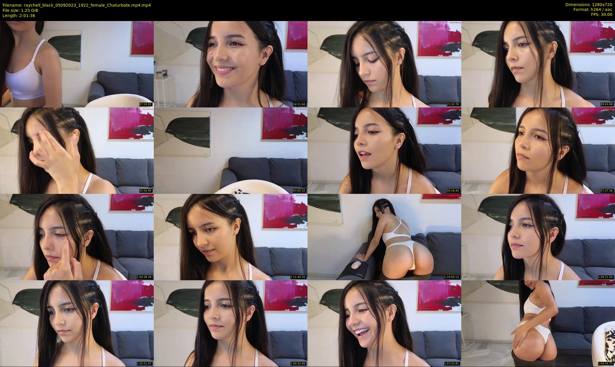 raychell_black — 122 minute Chaturbate female cam show recording, 720p, Sep 5, 2023