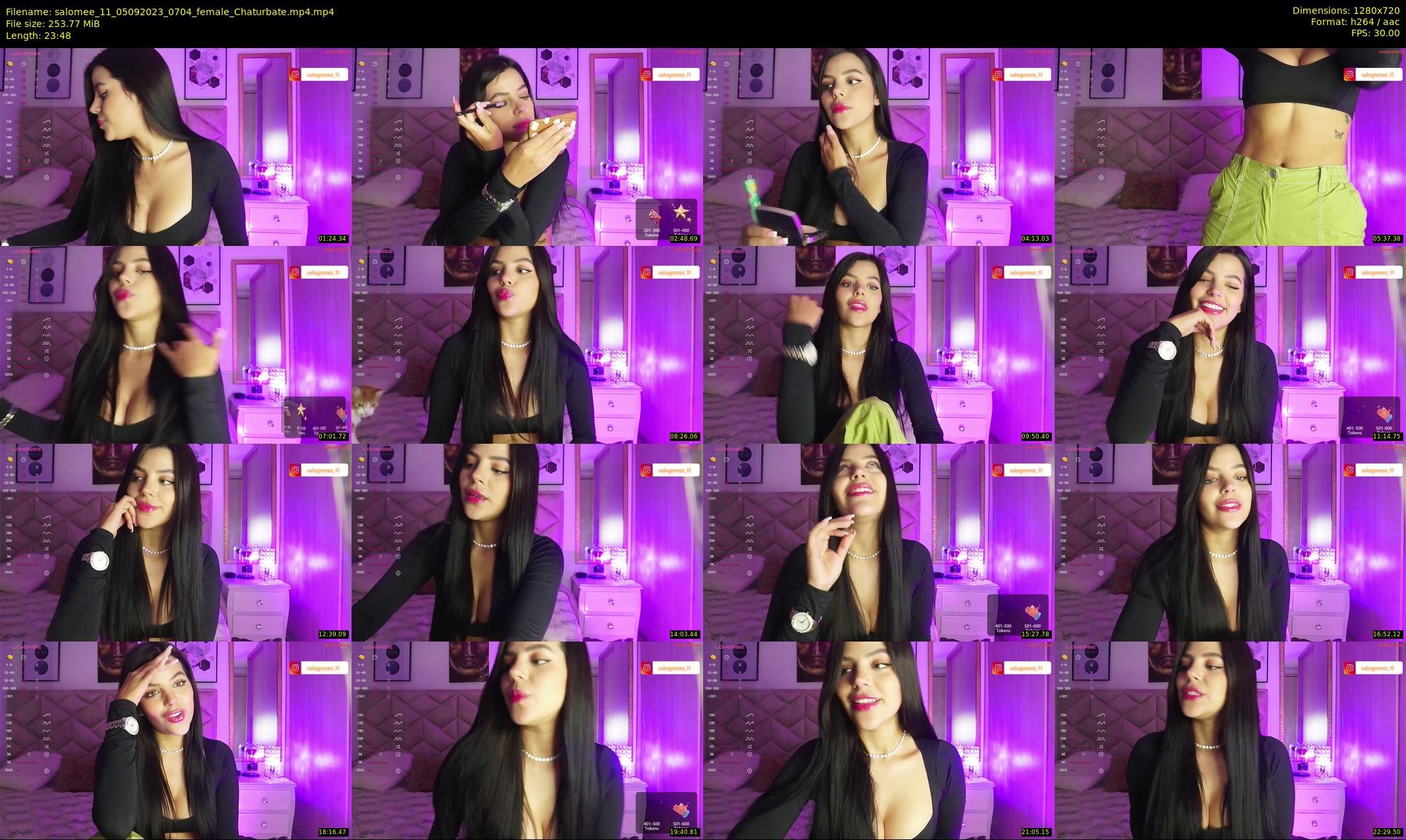 salomee_11 — 24 minute Chaturbate female cam show recording, 720p, Sep 5, 2023