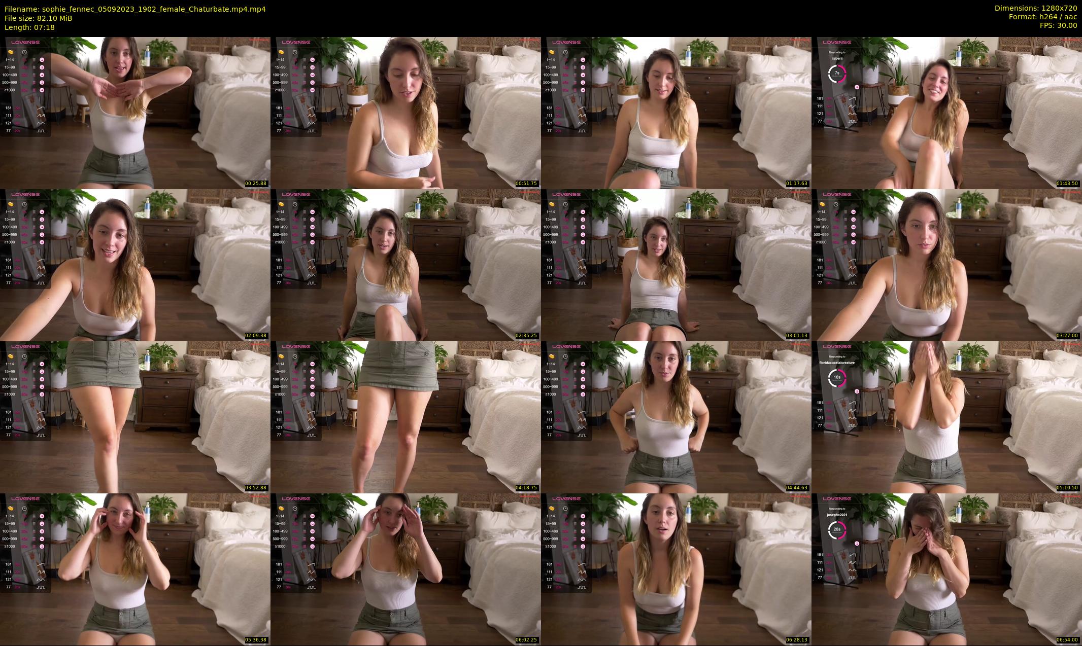 sophie_fennec — 8 minute Chaturbate female cam show recording, 720p, Sep 5, 2023