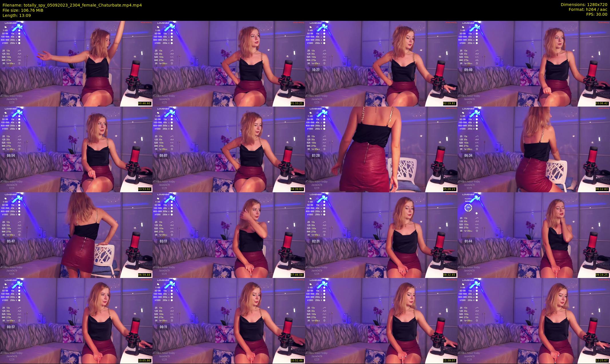 totally_spy — 14 minute Chaturbate female cam show recording, 720p, Sep 5, 2023
