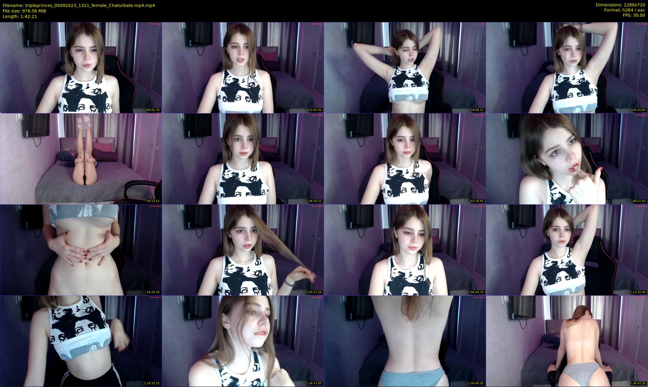 tripleprinces — 103 minute Chaturbate female cam show recording, 720p, Sep 5, 2023