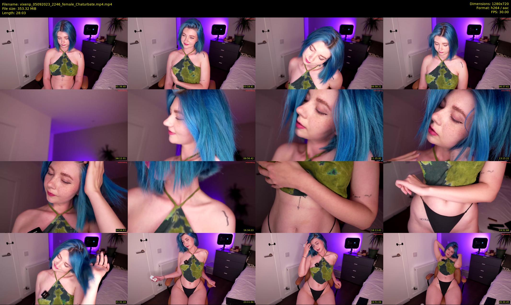 vixenp — 29 minute Chaturbate female cam show recording, 720p, Sep 5, 2023