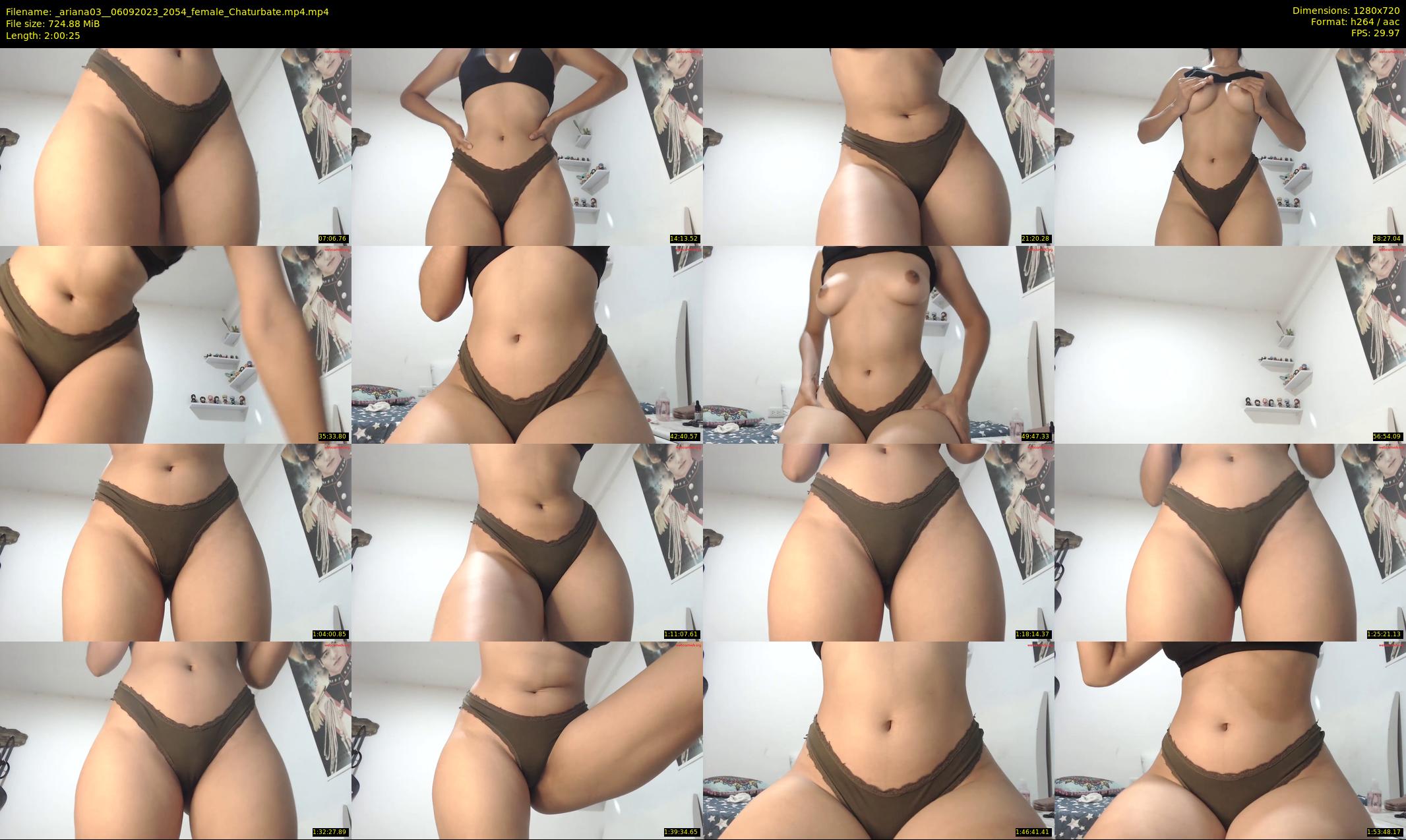 _ariana03_ — 121 minute Chaturbate female cam show recording, 720p, Sep 6, 2023