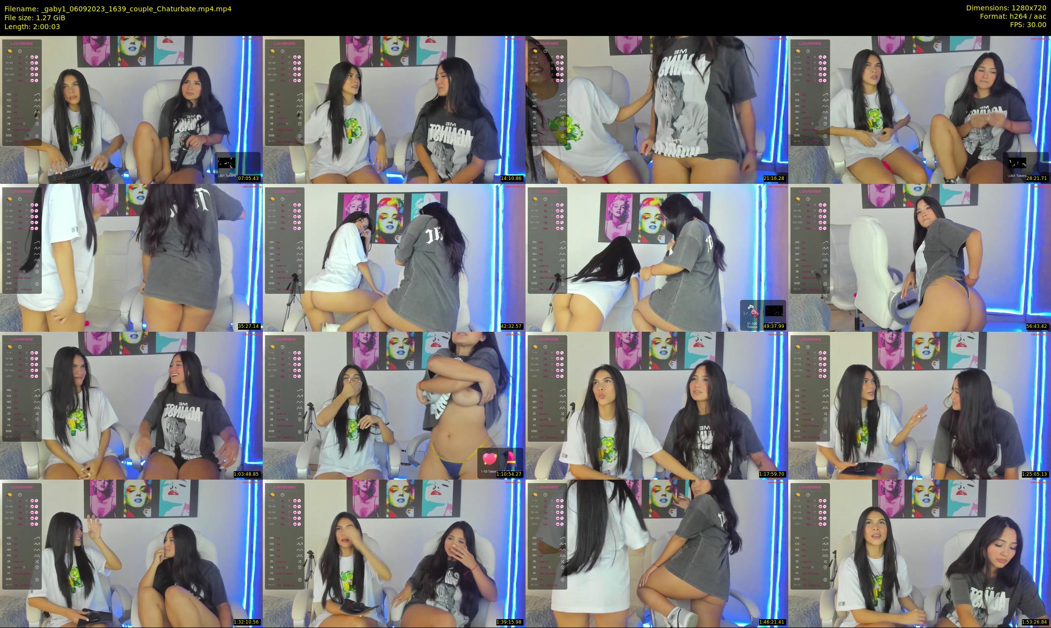 _gaby1 — 121 minute Chaturbate female cam show recording, 720p, Sep 6, 2023