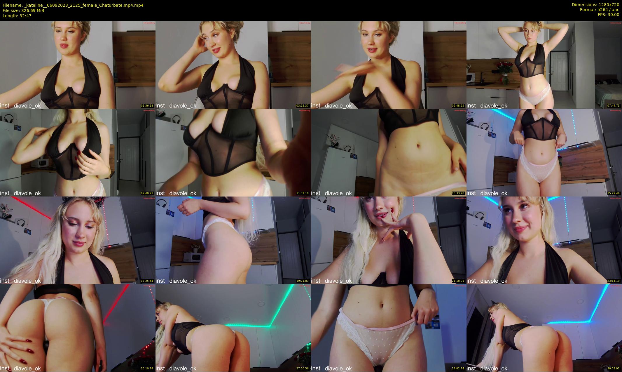 _kateline_ — 33 minute Chaturbate female cam show recording, 720p, Sep 6, 2023