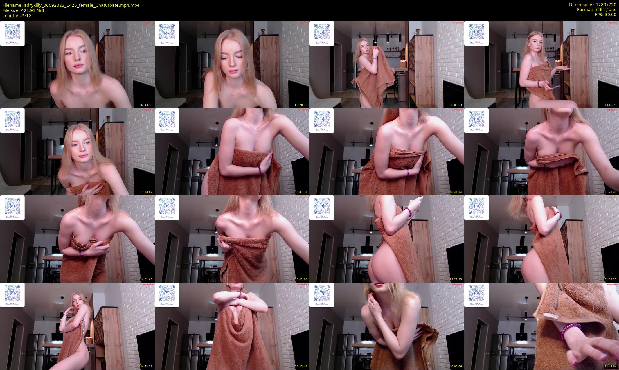 adrykilly — 46 minute Chaturbate female cam show recording, 720p, Sep 6, 2023