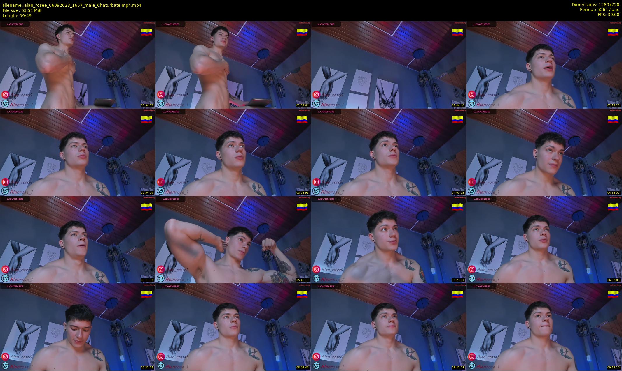 alan_rosee — 10 minute Chaturbate male cam show recording, 720p, Sep 6, 2023