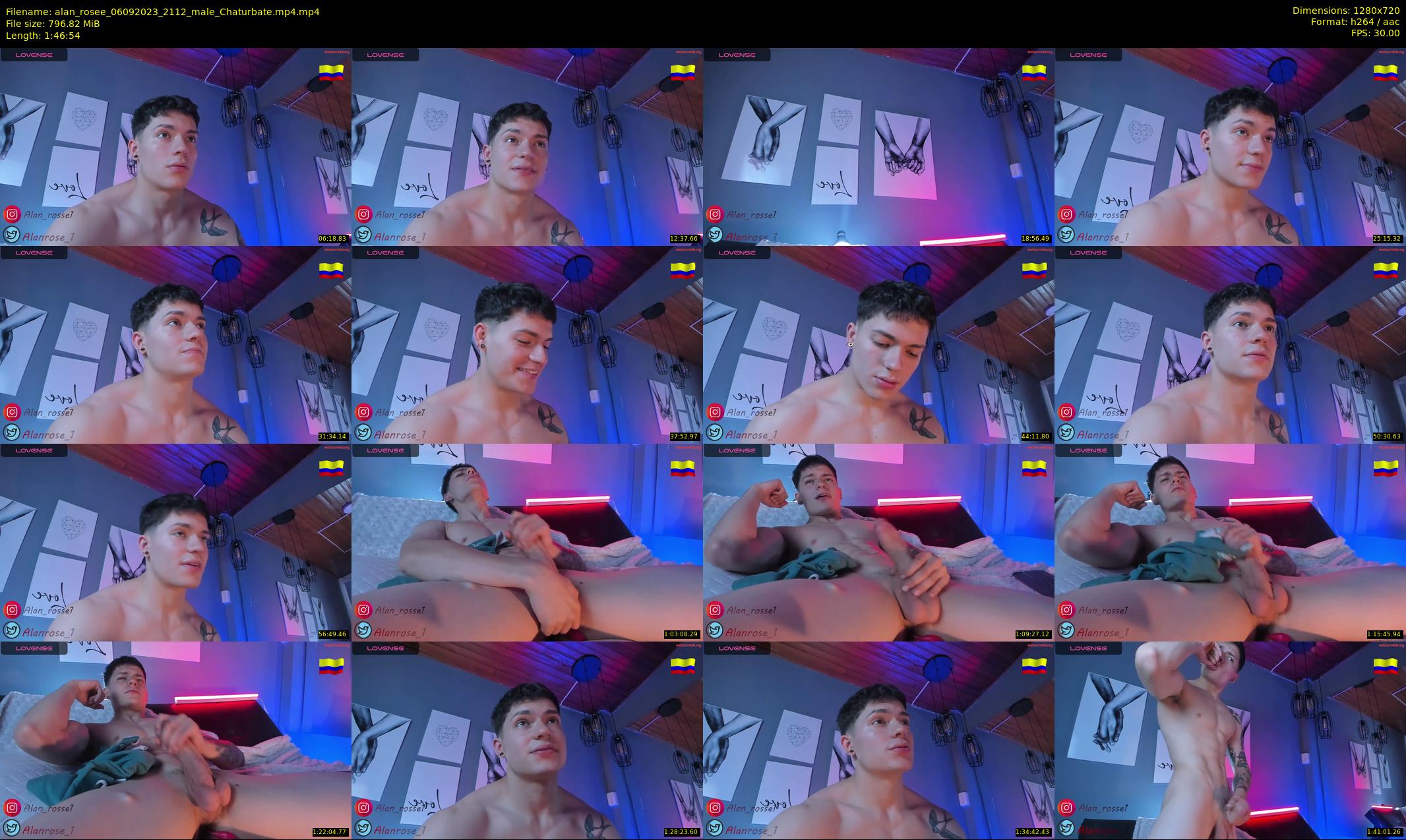 alan_rosee — 107 minute Chaturbate male cam show recording, 720p, Sep 6, 2023